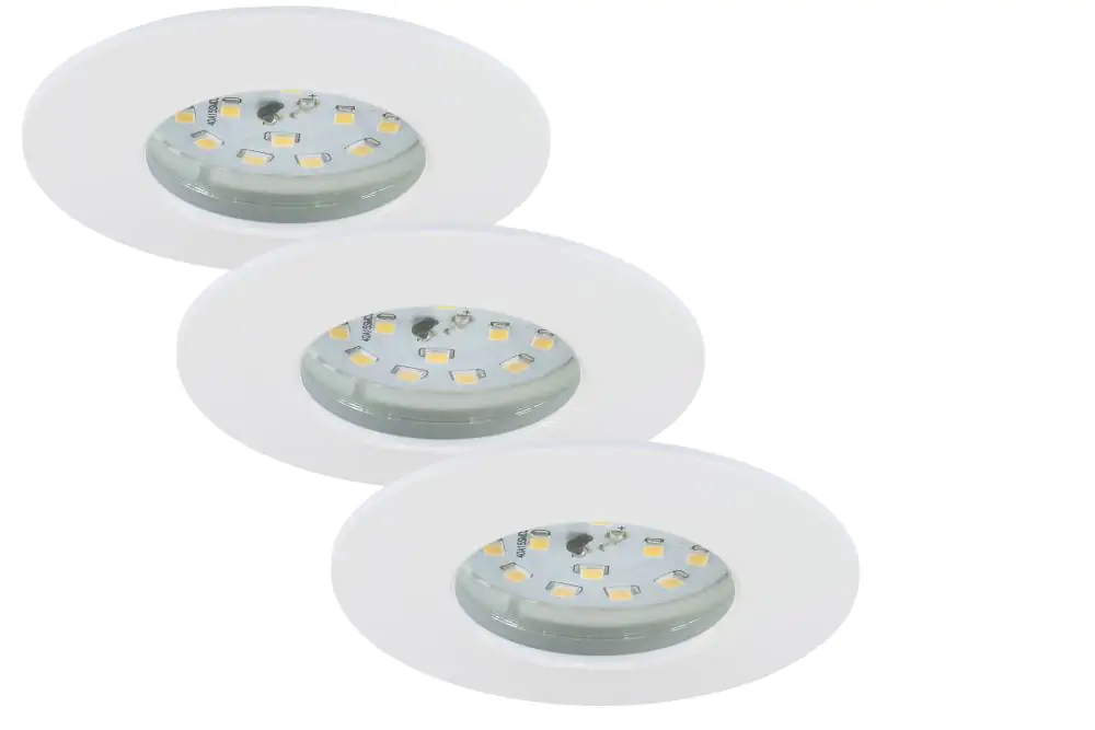 Briloner 3er Set LED Einbauleuchten Attach weiß Ø 7,5 cm dimmbar Briloner 3er Set LED Einbauleuchten Attach weiß Ø 7,5 cm dimmbar