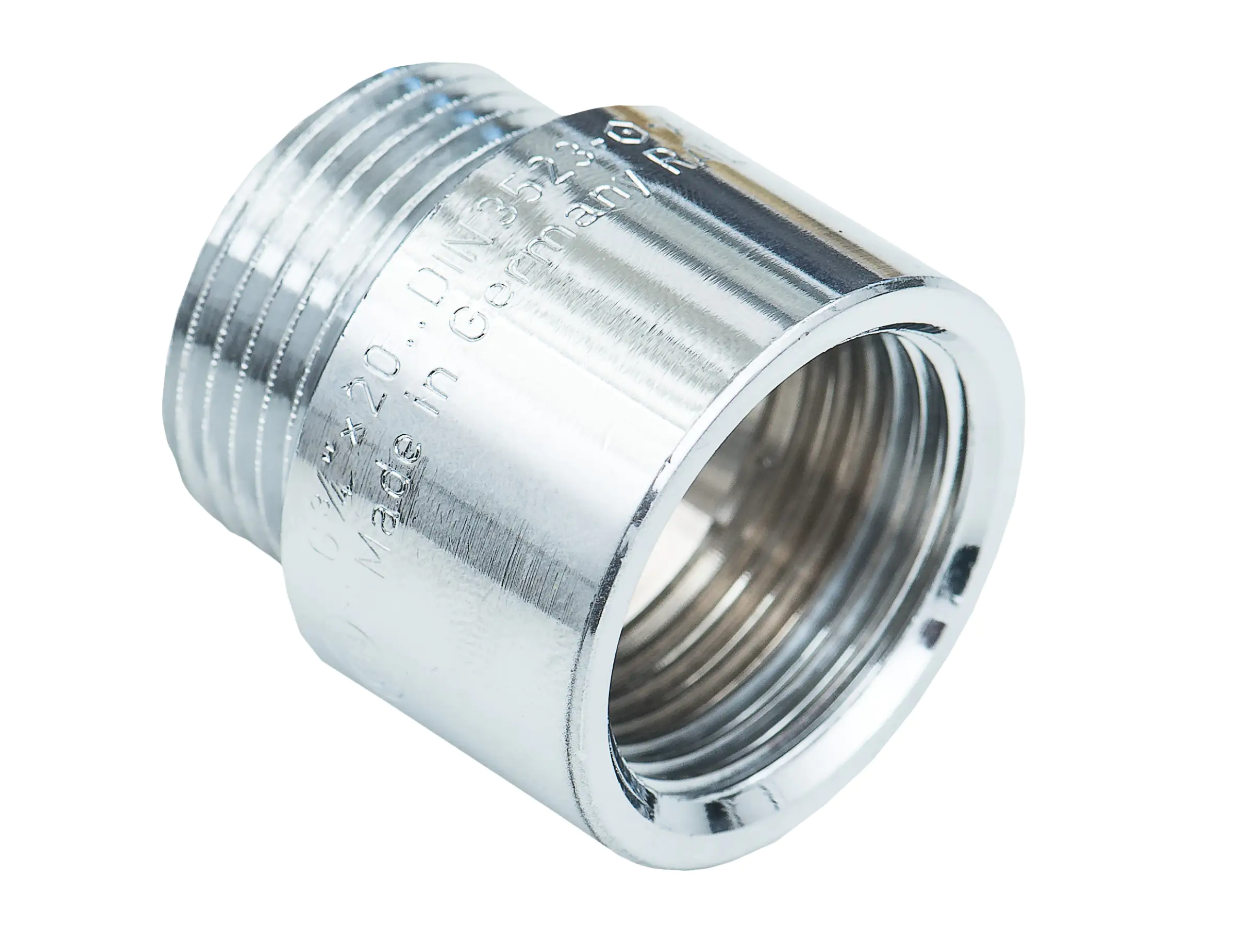 Cornat Hahnverlängerung Messing verchromt, 3/4" IG-AG, 15 mm