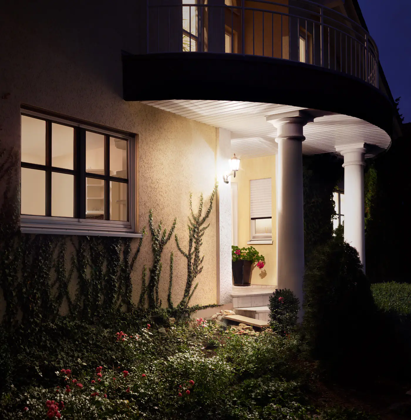 Steinel Außenleuchte L 15 S Weiß mit Sensor schwenkbar 10 m