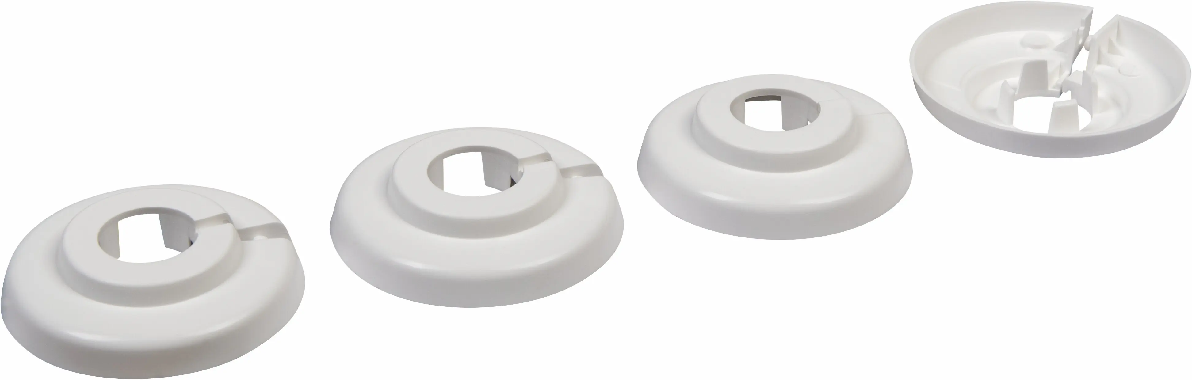 Cornat Heizungsrosette Ø 4,8 x 1,5 cm weiß - 4 Stück