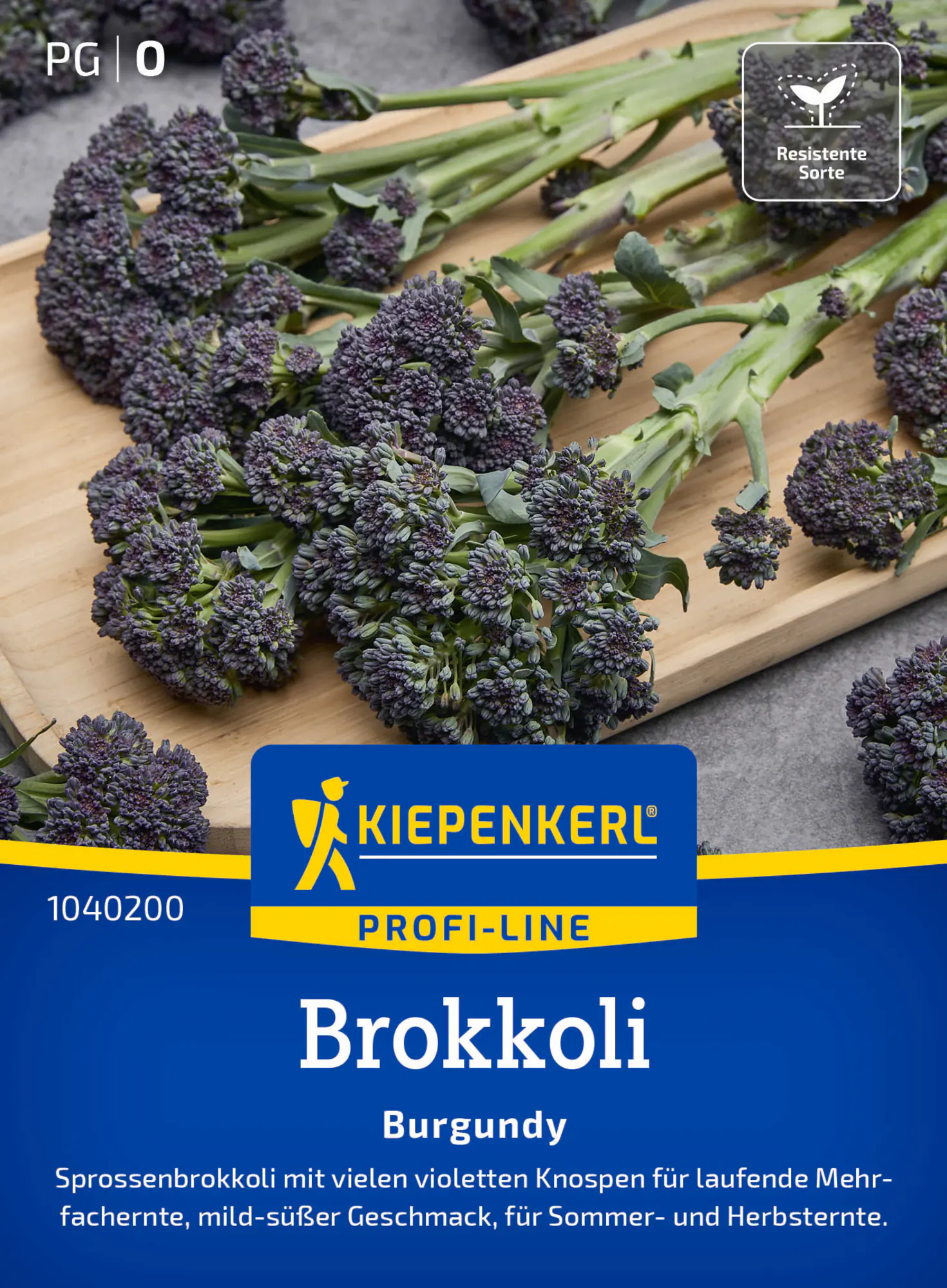 Kiepenkerl Profi-Line Saatgut Brokkoli Burgundy F1 für ca. 12 Pflanzen