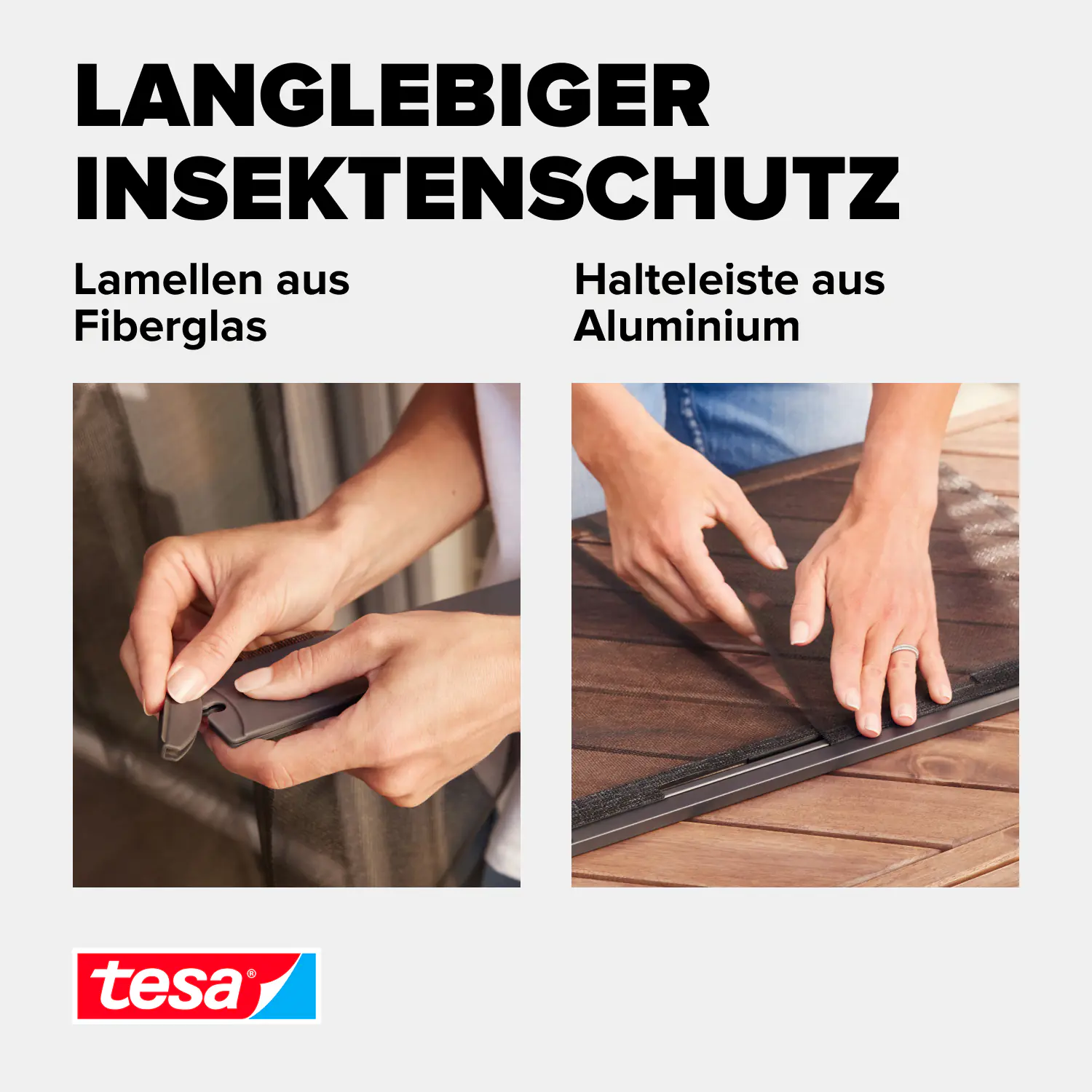 tesa Lamellentür Premium Teleskop 95 x 220 cm anthrazit