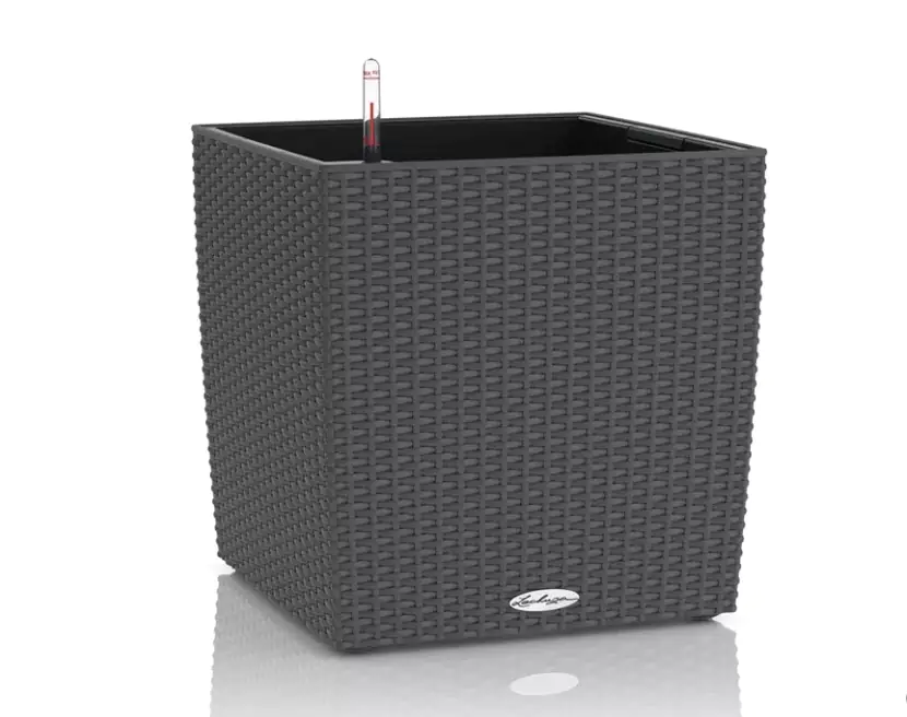 Lechuza Pflanzgefäß Cube Cottage 30 granit