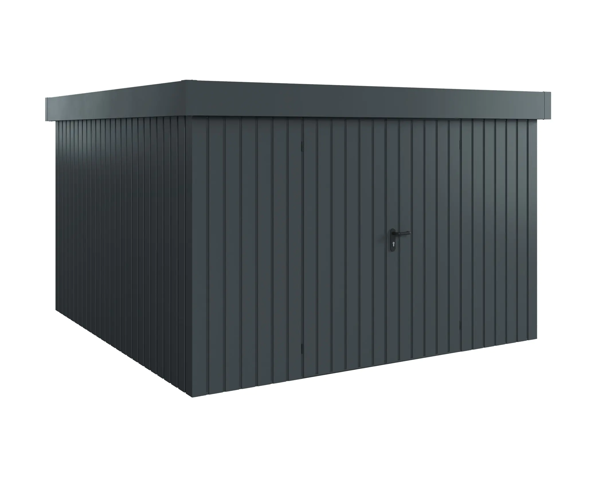 EcoStar Metallgerätehaus Euroline EFD14 anthrazit 310 x 310 cm 2-flg. EcoStar Metallgerätehaus Euroline EFD14 anthrazit 310 x 310 cm 2-flg.