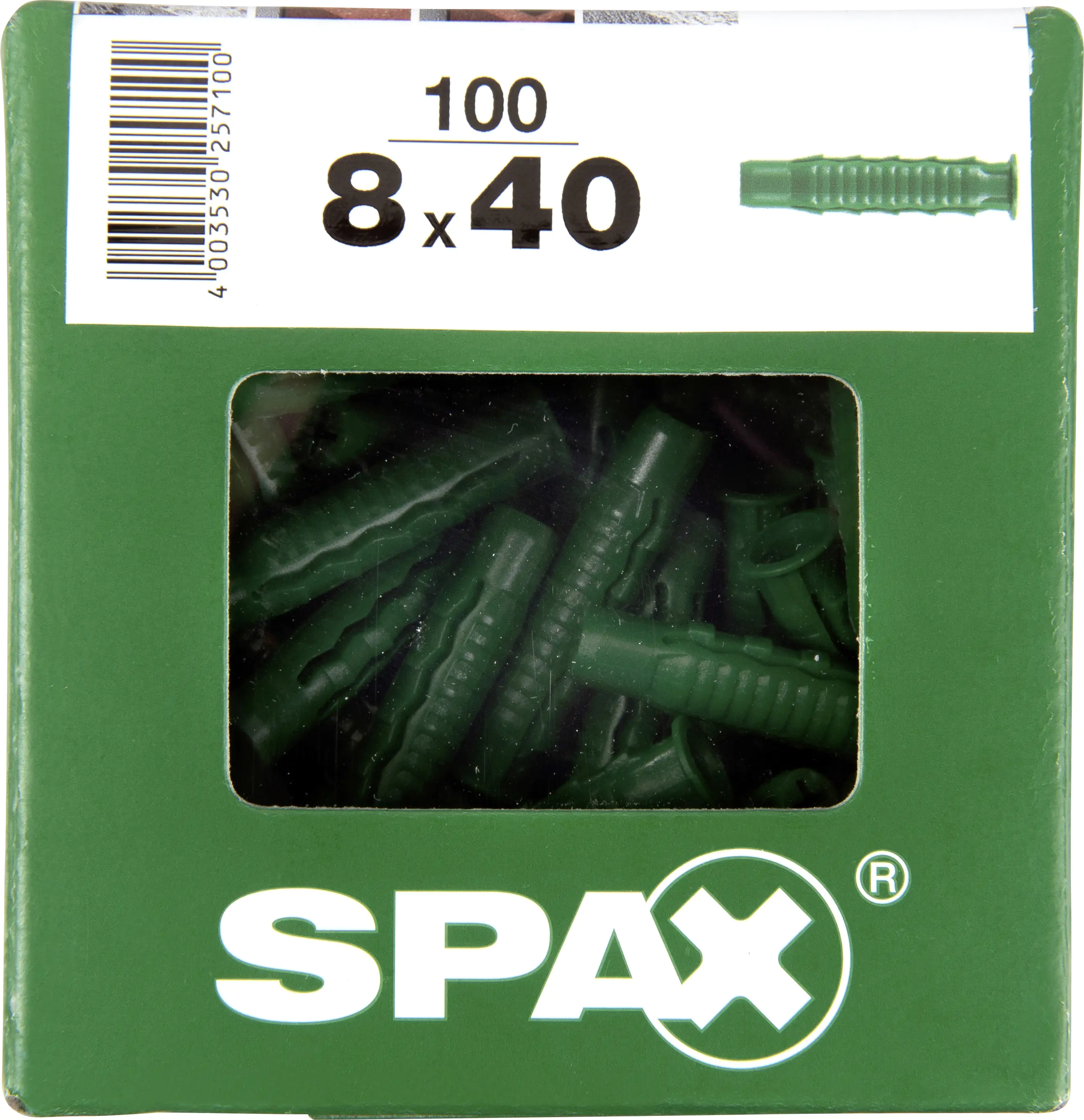 Spax Spreizdübel 8.0 x 40 mm - 100 Stück Spax Spreizdübel 8.0 x 40 mm - 100 Stück