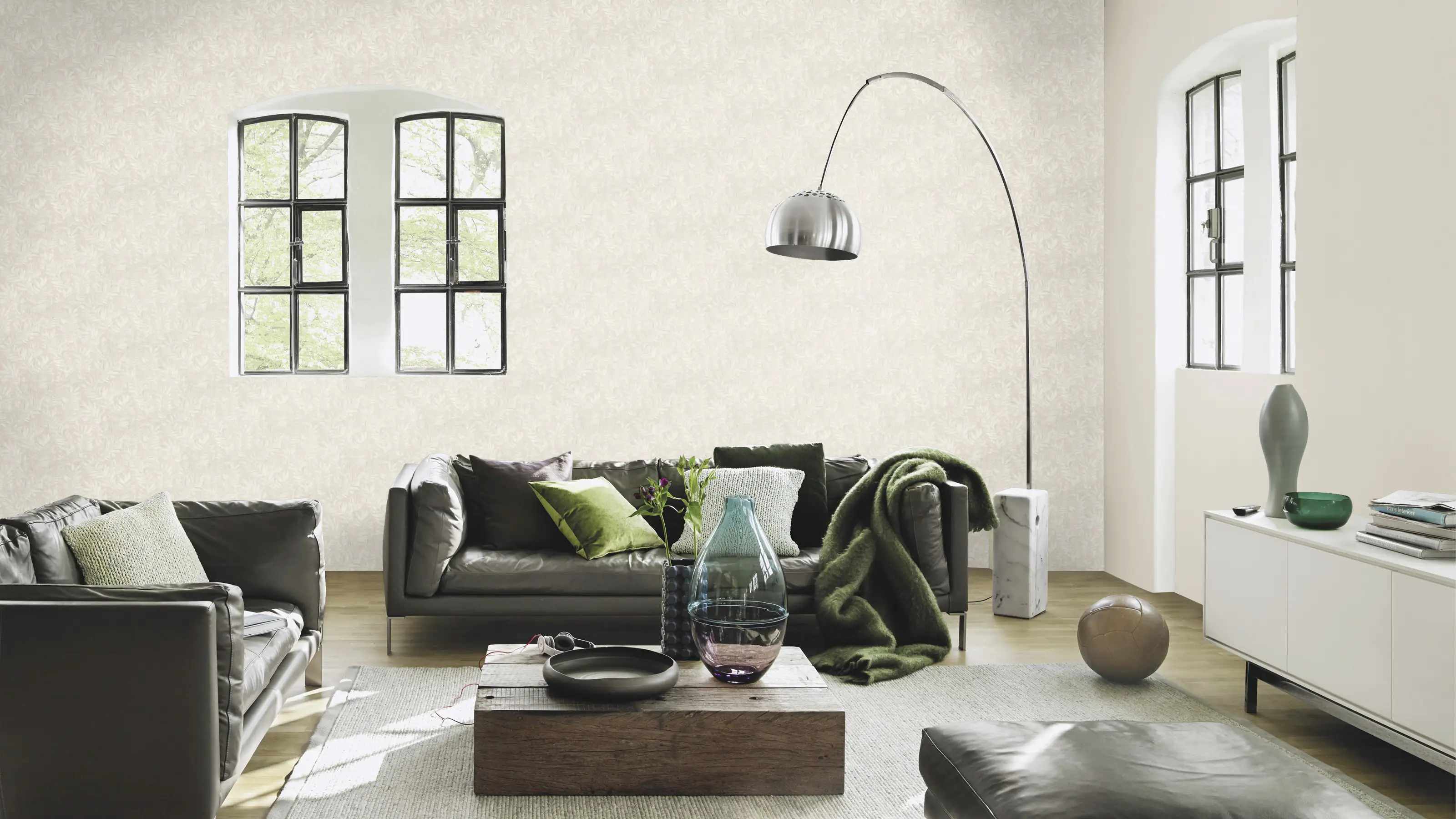 Rasch Vliestapete 560077 BARBARA home Collection III uni beige, 10,05 x 0,53 m