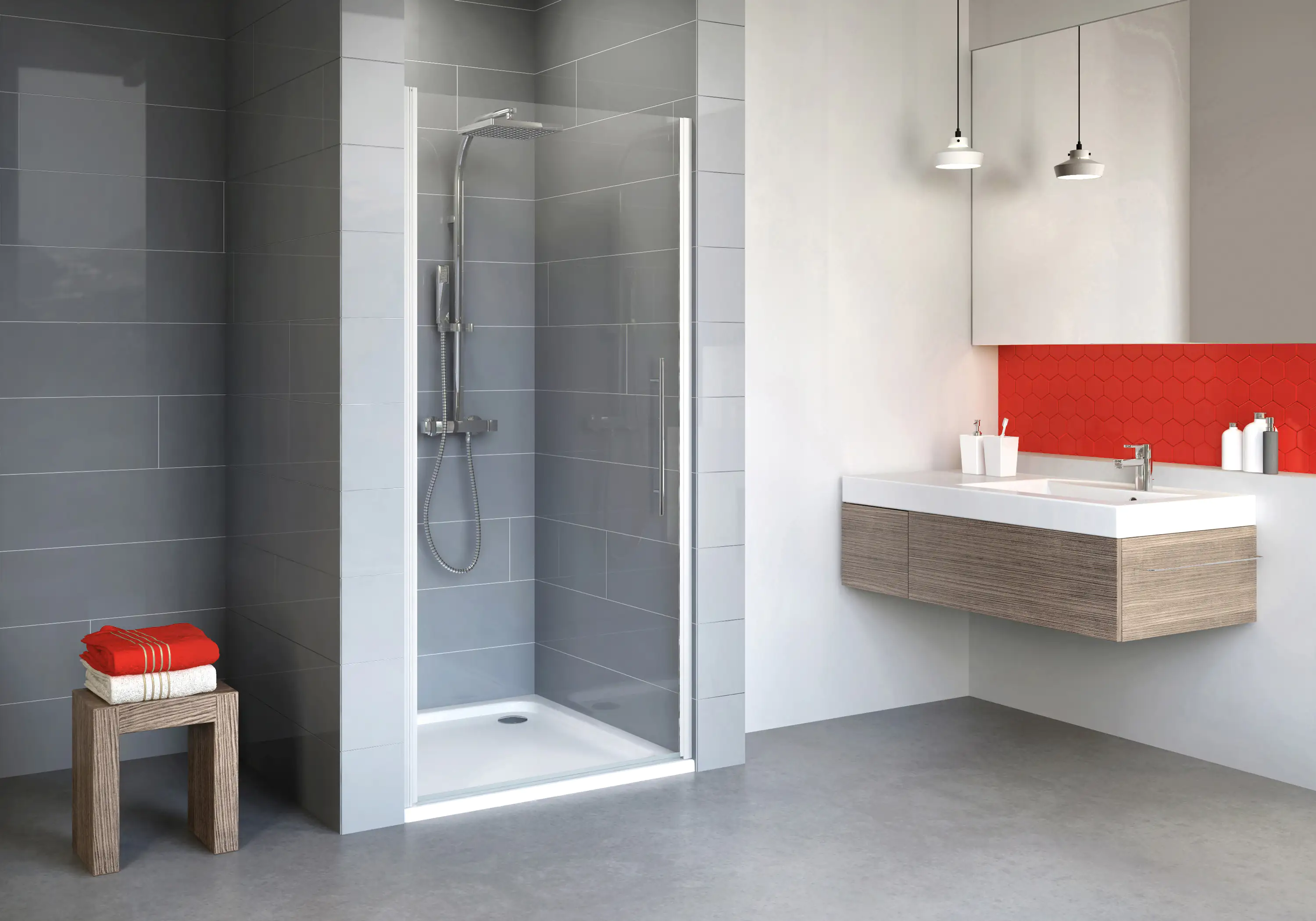 4060991037467 Schulte Nische Drehtür 80 x 192 cm Alexa Style 2.0