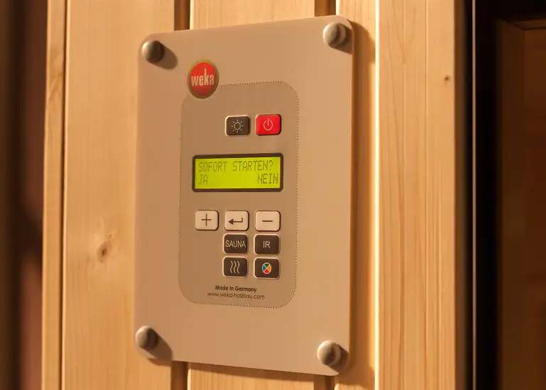 Weka Element-Designsauna Sara 1 Set 1 mit OS Saunaofen