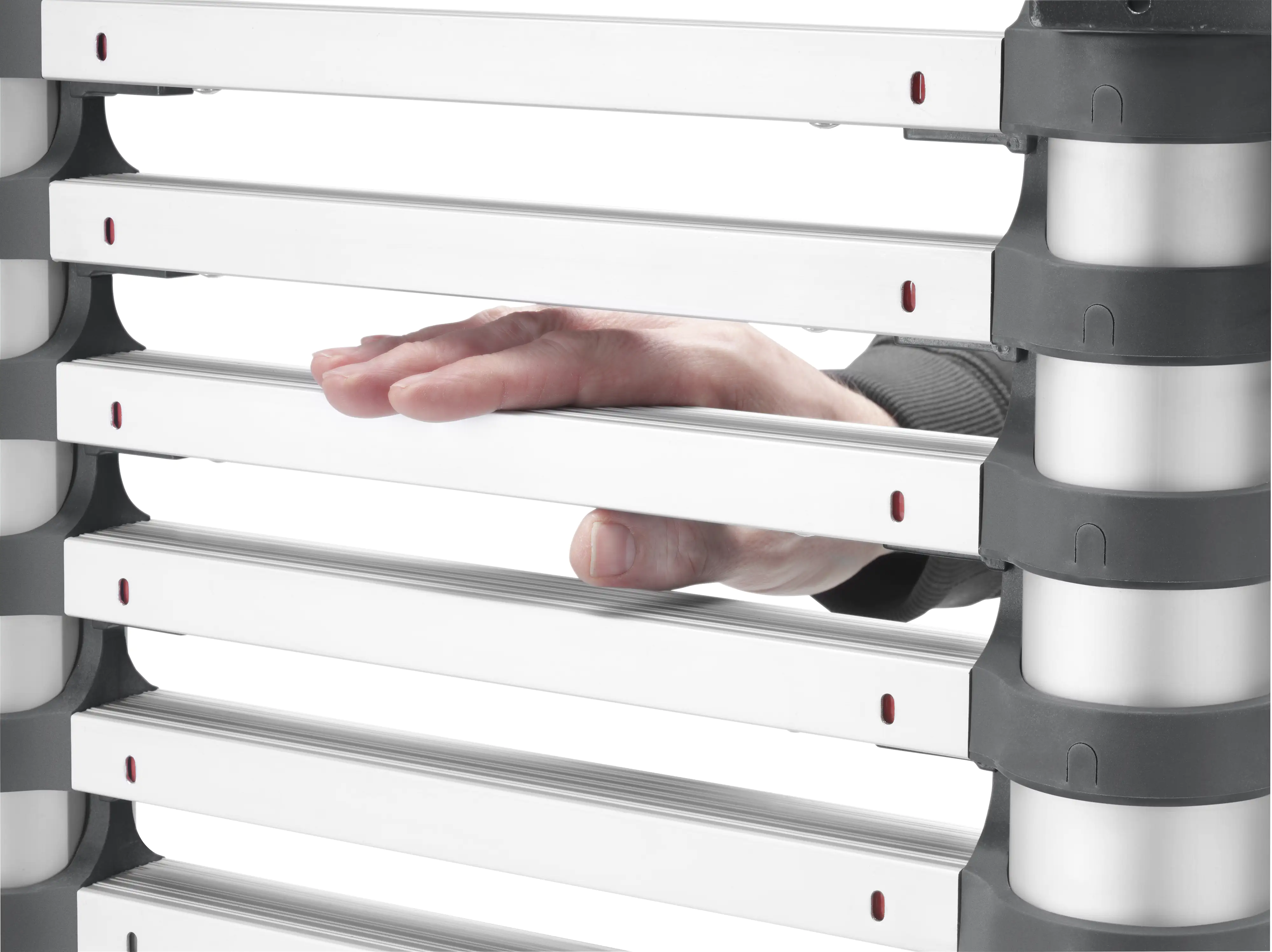 Hailo Aluminium-Teleskopleiter T80 FlexLine 320 3,97 m