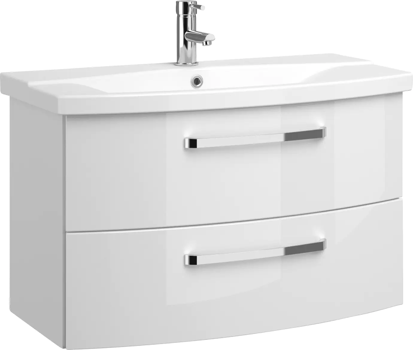 Pelipal Waschtischunterschrank Fokus 4010 mit Keramikwaschtisch