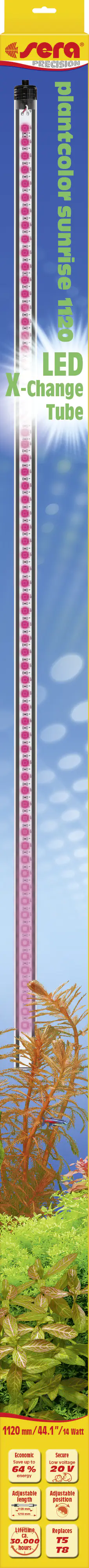 Sera Aquarium-Beleuchtung LED plantcolor sunrise 1120 2XR - 1 Stück Sera Aquarium-Beleuchtung LED plantcolor sunrise 1120 2XR - 1 Stück