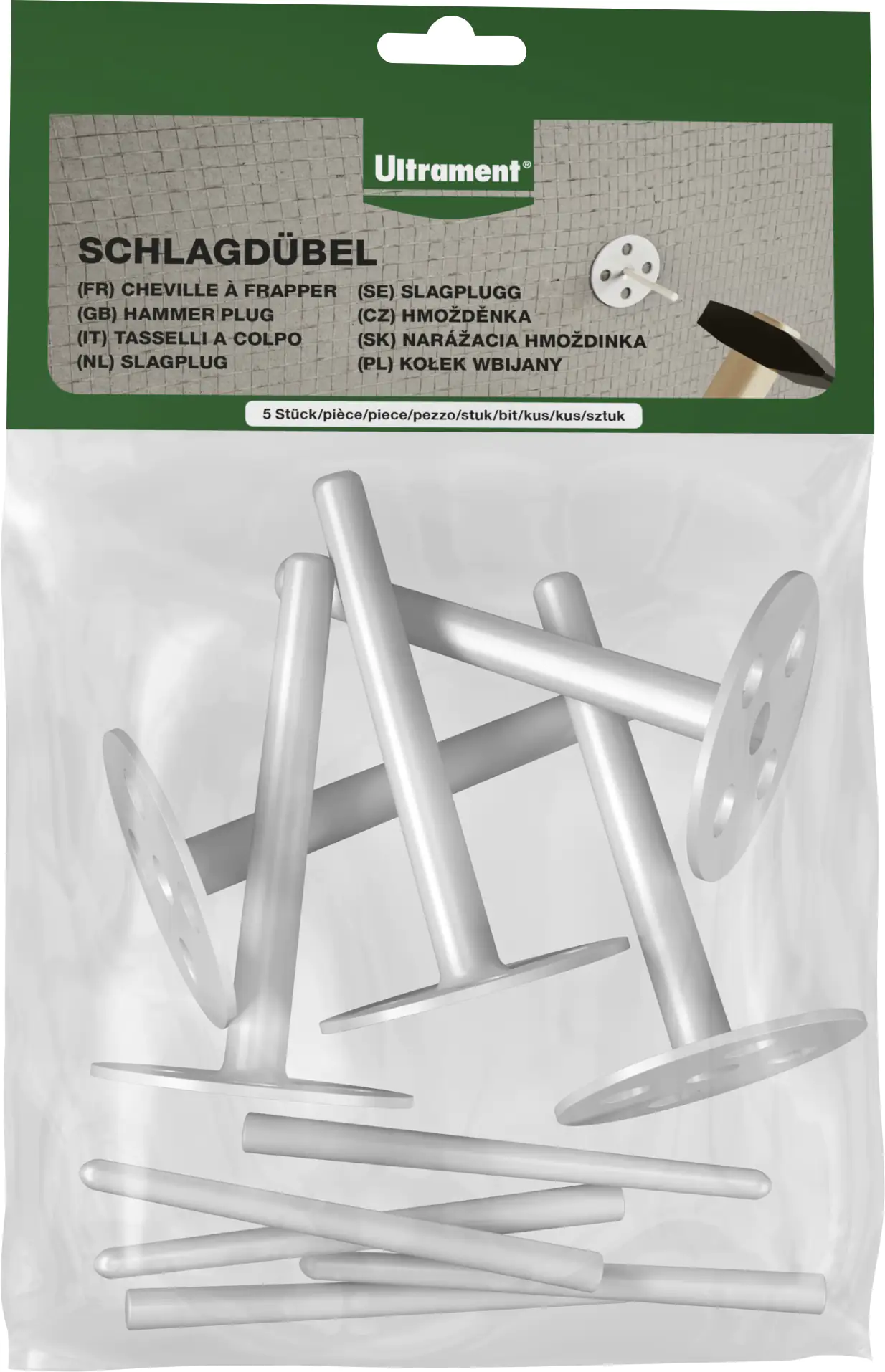 Ultrament Schlagdübel 5 Stück Ultrament Schlagdübel 5 Stück
