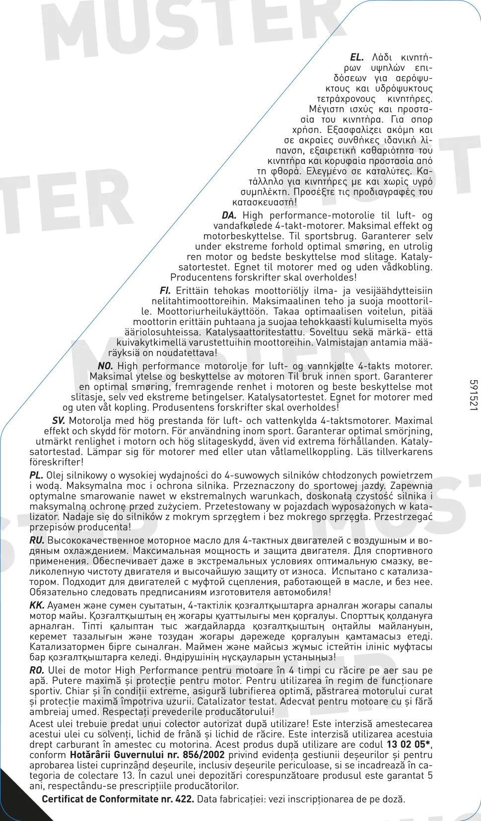 Liqui Moly 4-Takt Motoröl 4T 10W-40 Street 1 L