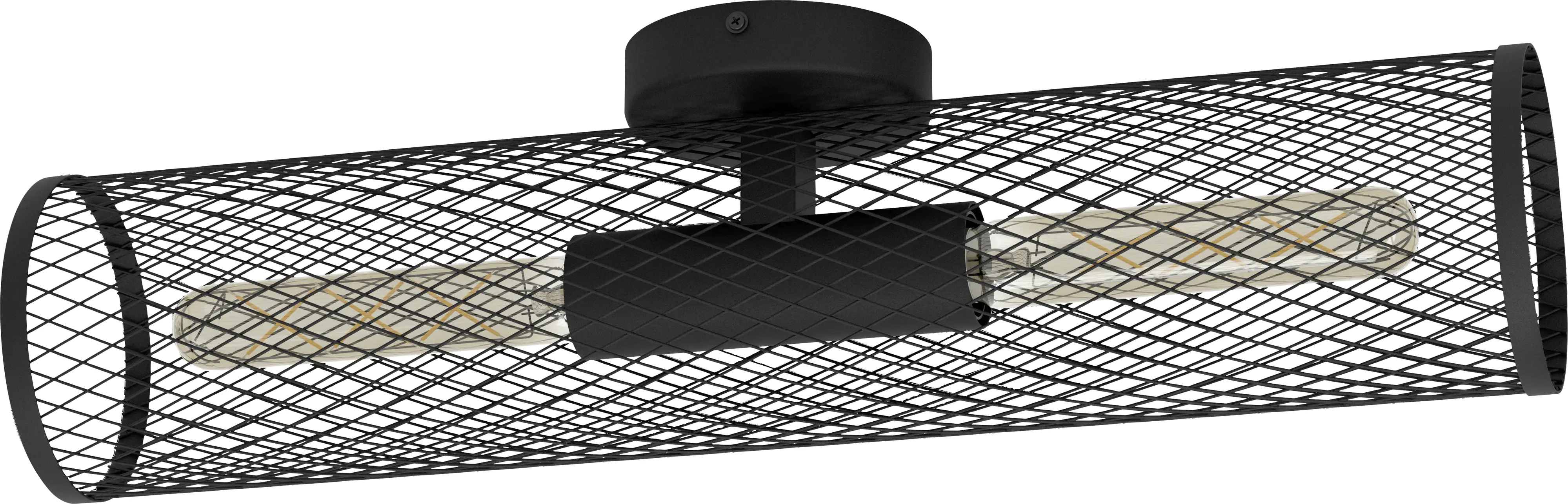 Eglo Wandleuchte Redcliffe schwarz 54 x 12 x 14,5 cm E27 Up- & Downlight