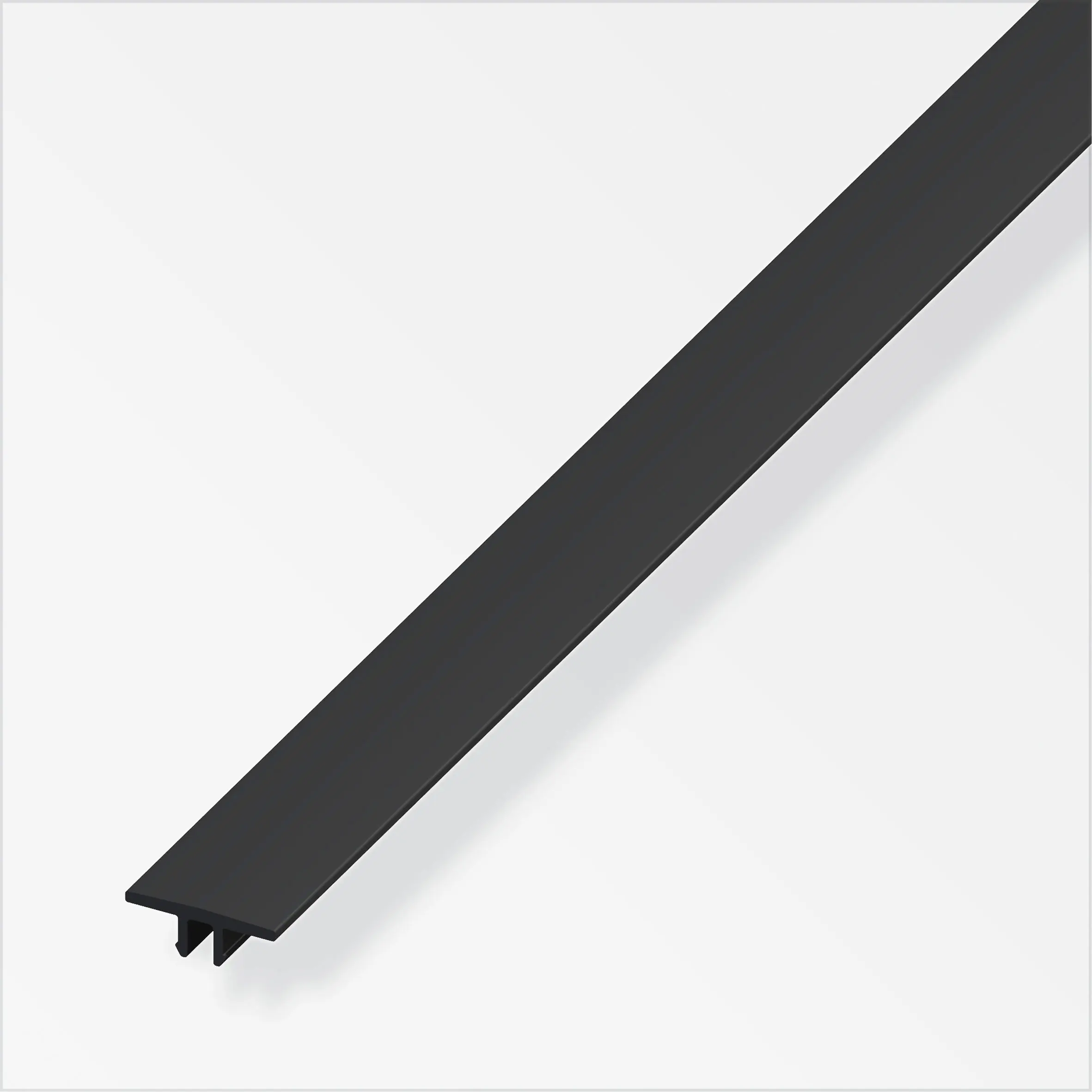 coaxis®-Abdeckleiste 1 m, 16 mm PVC (Kunststoff) glatt schwarz