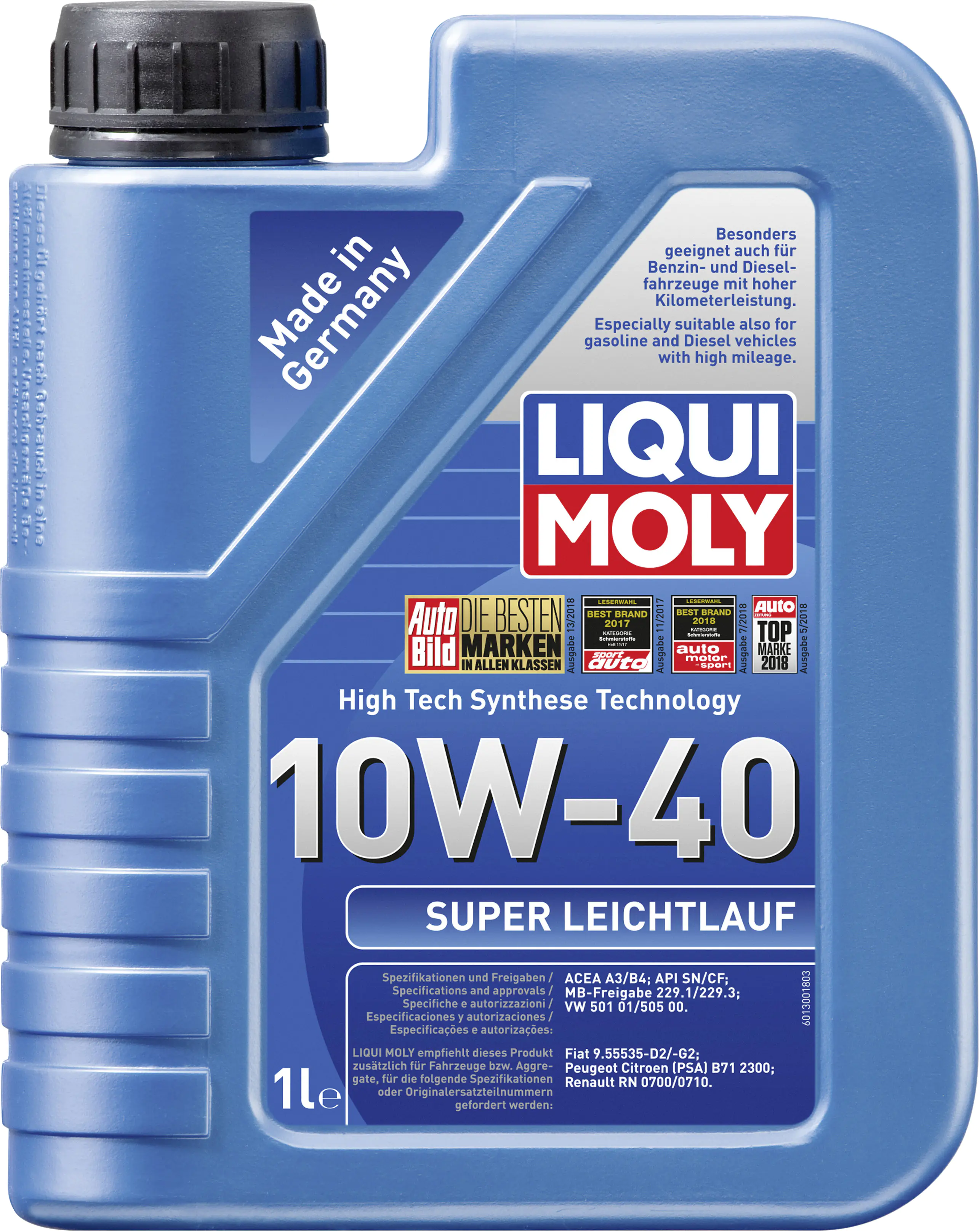 Liqui Moly Motoröl Super Leichtlauf 10W-40 1 L