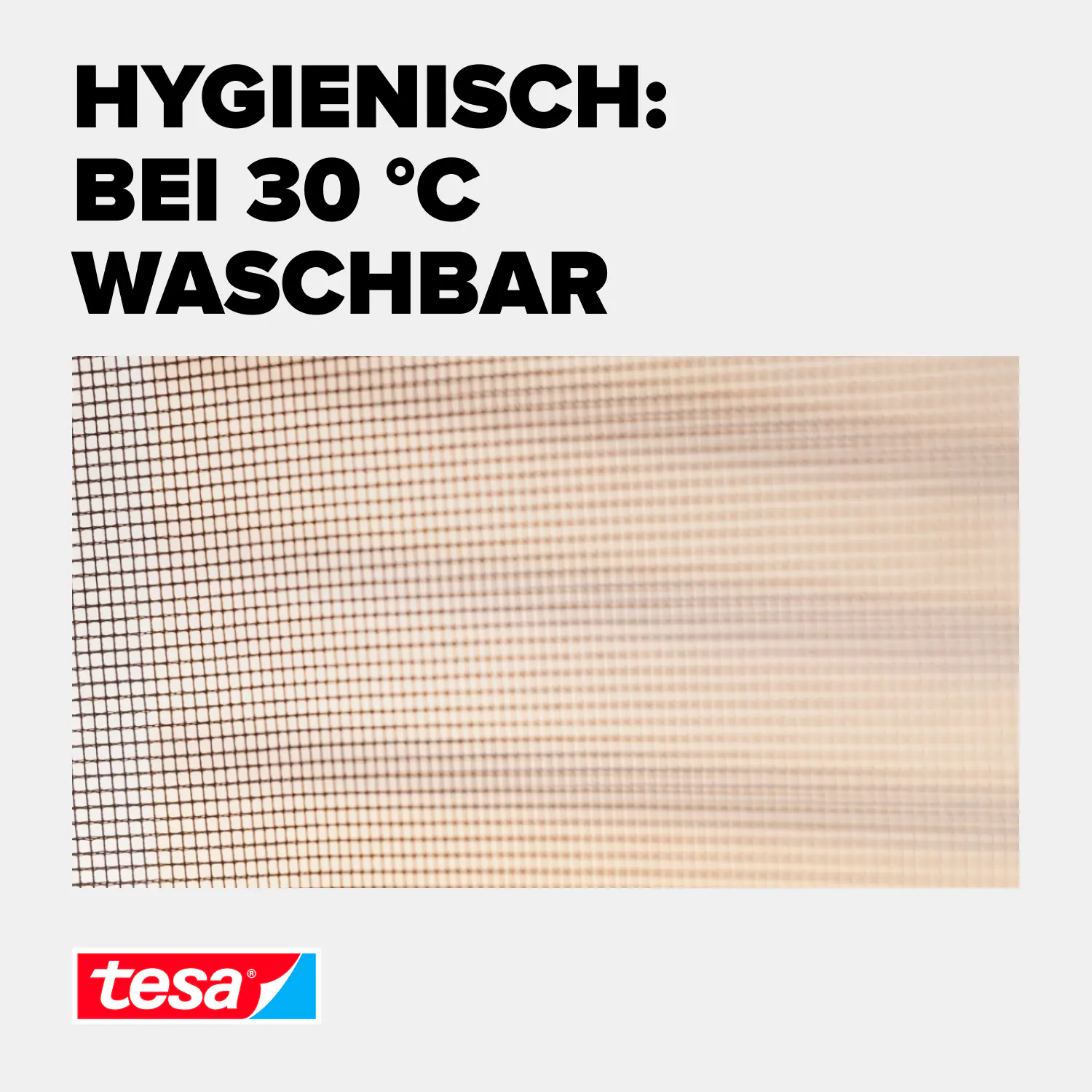 tesa Insektenschutz-Fenster COMFORT 100 x 100 cm anthrazit