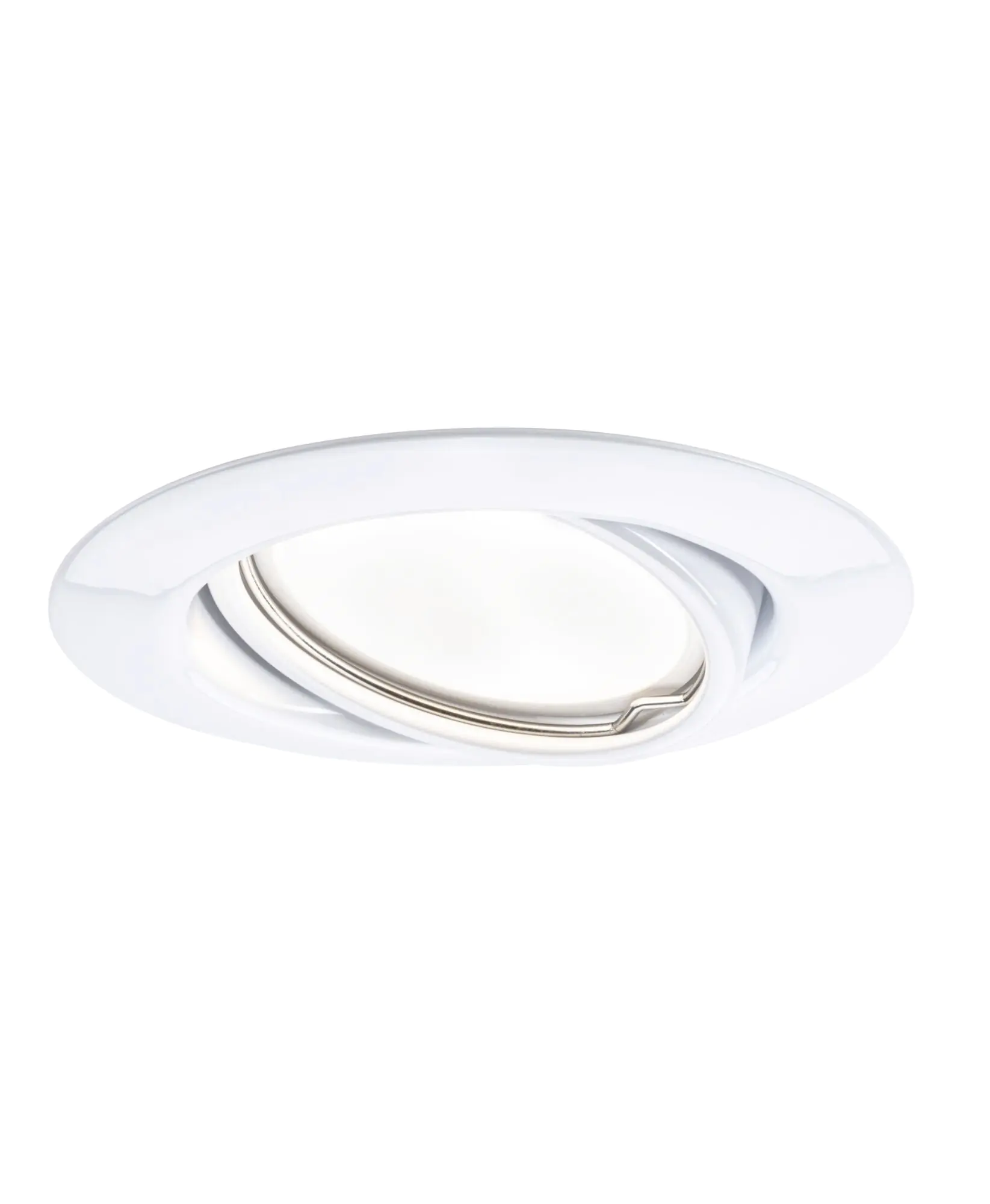 Paulmann LED Einbauleuchte Base weiß Ø 9 cm schwenkbar GU10, warmweiß Paulmann LED Einbauleuchte Base weiß Ø 9 cm schwenkbar GU10, warmweiß