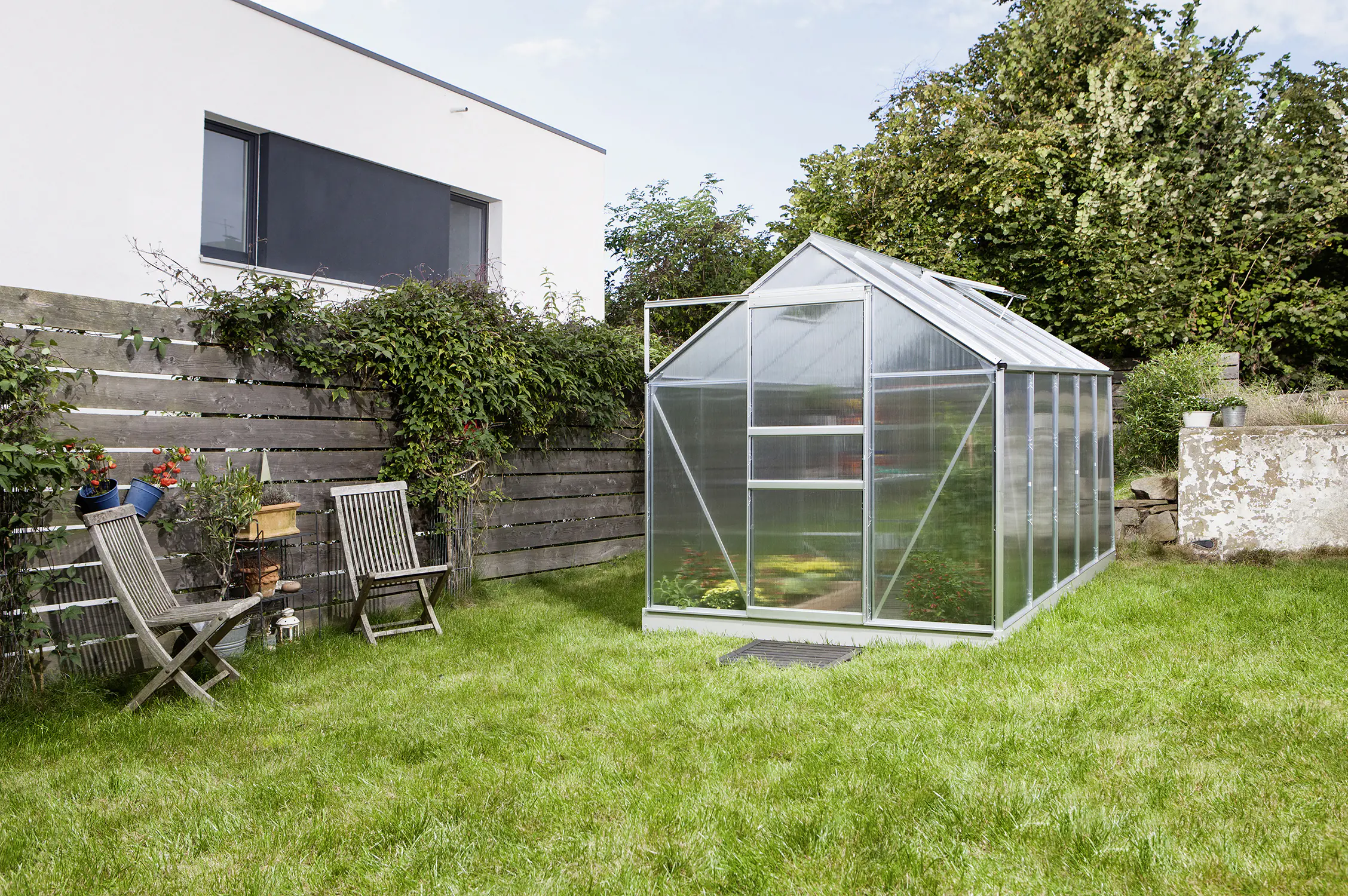 Vitavia Gewächshaus Venus 6200 192 x 317 cm aluminium 6 mm Hohlkammerplatten