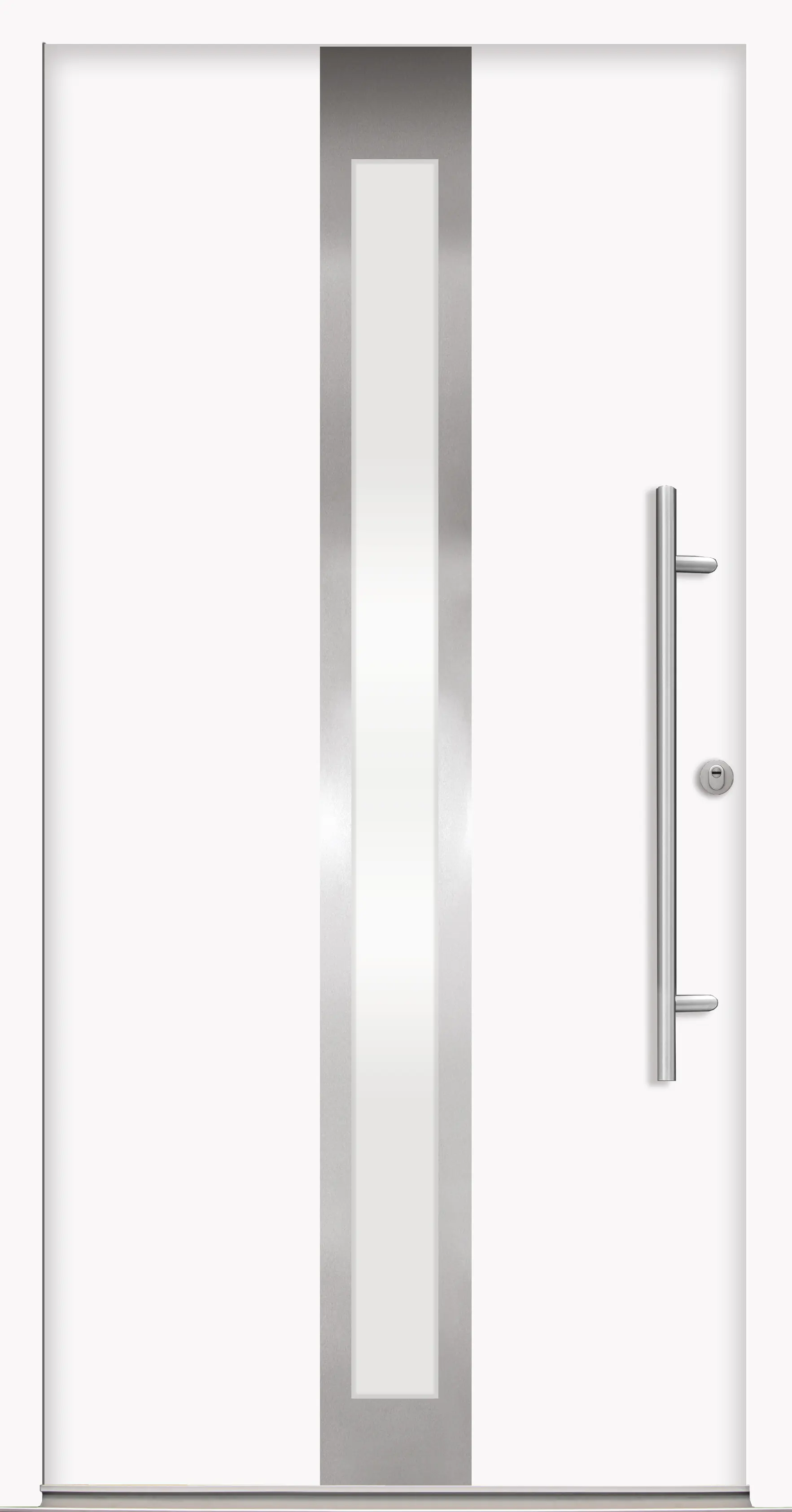 Splendoor Haustür Passivedoor Premium B01 RC2 Weiß DIN Rechts 110 x 210 cm