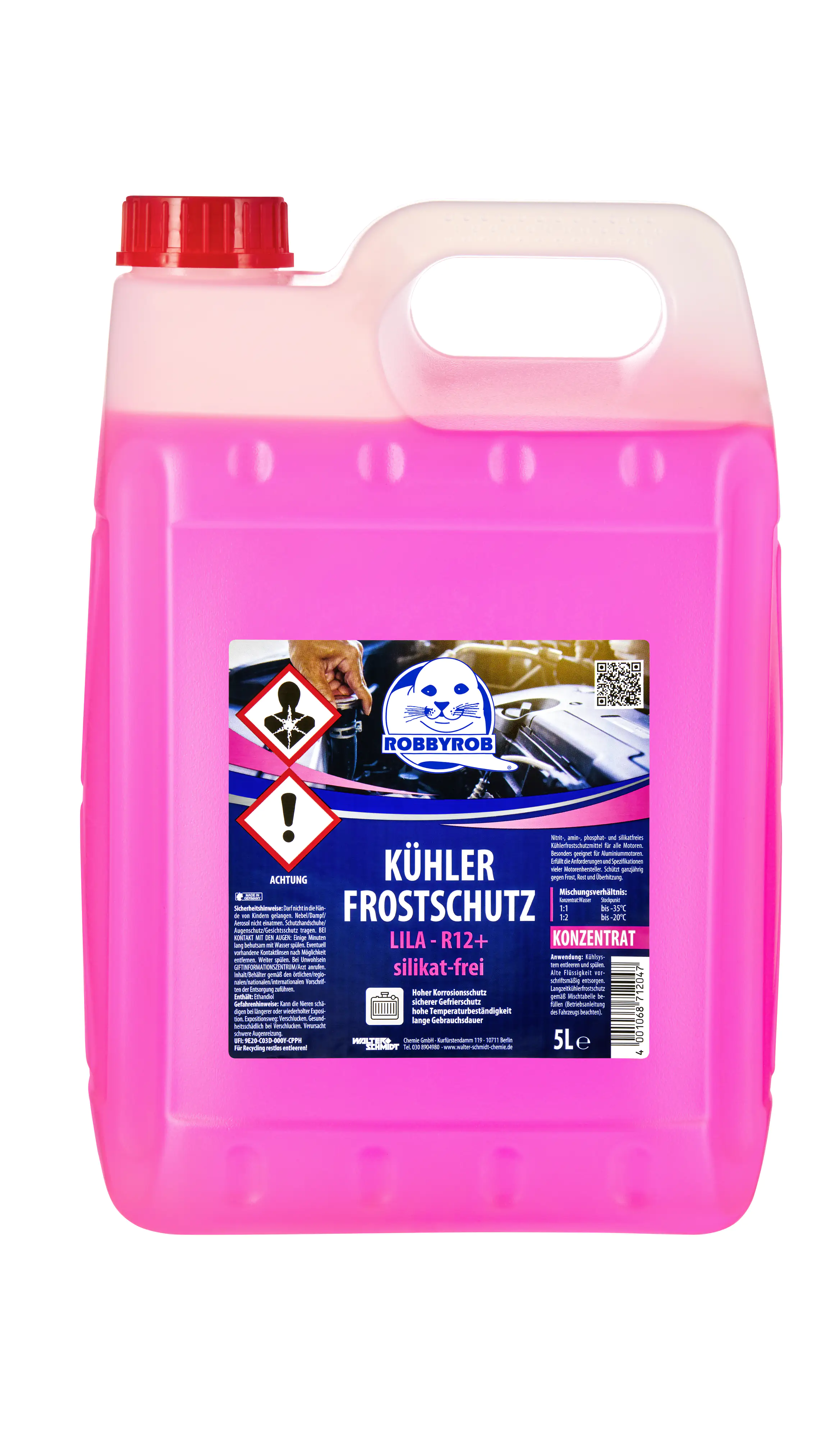 Robbyrob Kühlerfrostschutz R12 plus lila 5L Robbyrob Kühlerfrostschutz R12 plus lila 5L