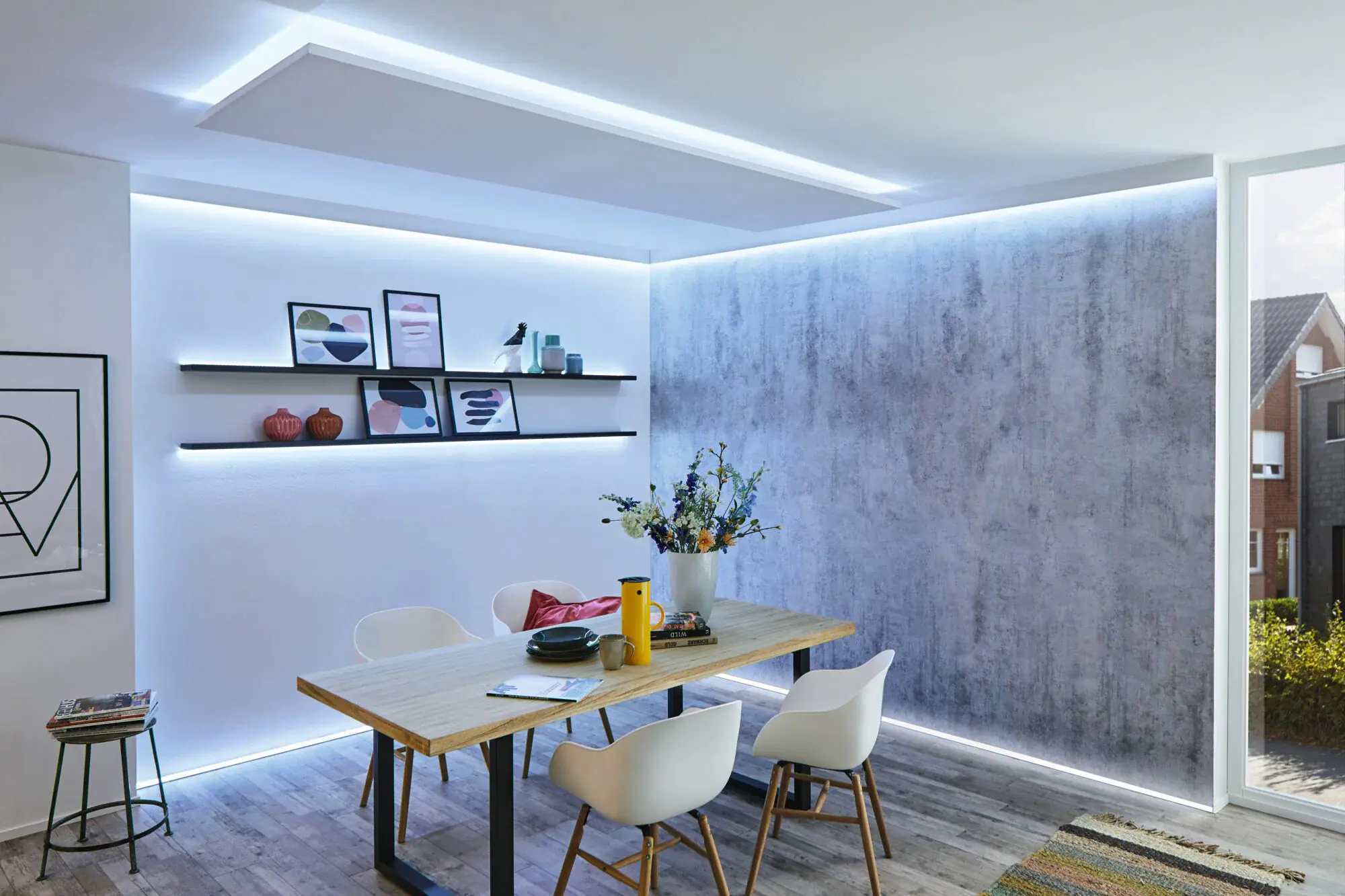 Paulmann LED-Streifen Set MaxLED 3 m 12 W kaltweiß silber dimmbar