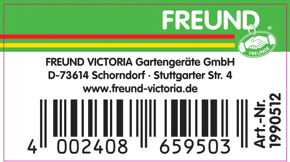Freund Victoia Wetzsteinbecher 26 cm lang