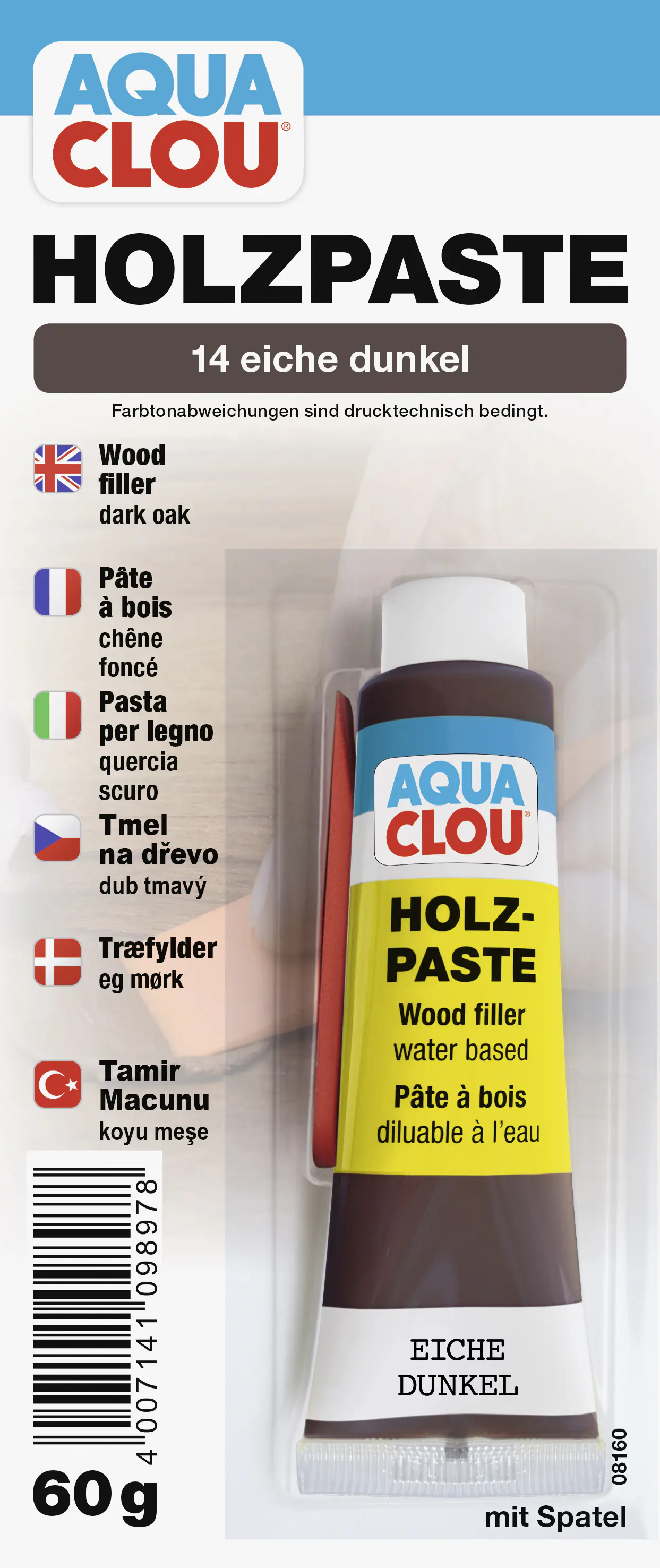 Clou Holzpaste 60 g eiche dunkel Clou Holzpaste 60 g eiche dunkel