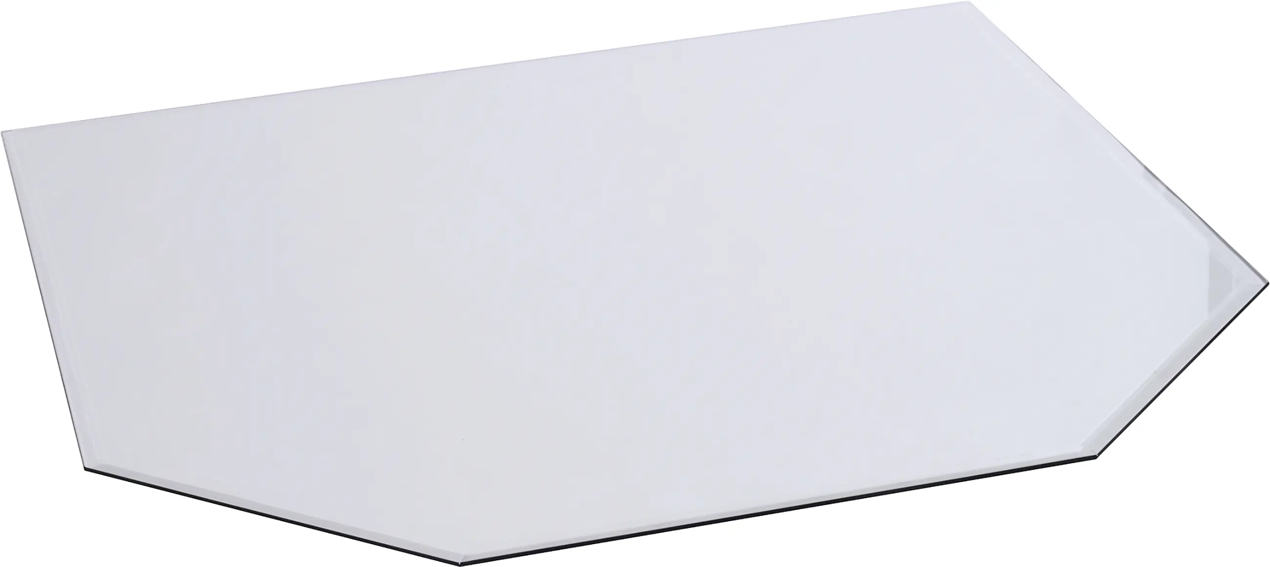 FireFix Glasbodenplatte 120 x 120 cm sechseckform klarglas