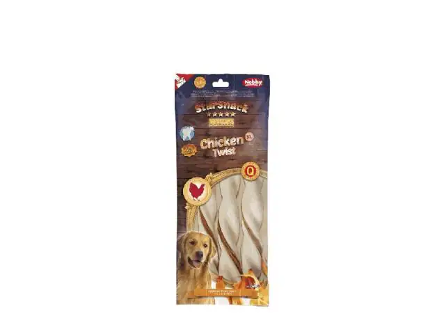 Nobby StarSnack Barbecue Chicken Twist XL 240 g; 3 St; 25 cm