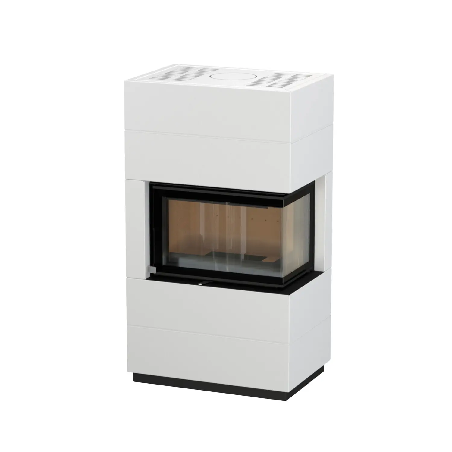 Thermia Kaminofen Integra Plus Line Stahl weiß rechts 8 kW Thermia Kaminofen Integra Plus Line Stahl weiß rechts 8 kW