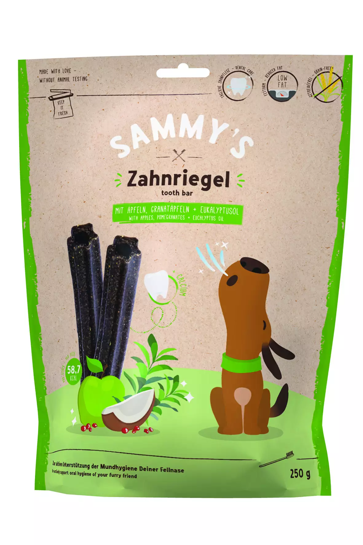 Sammys Zahnriegel 250 g Sammys Zahnriegel 250 g