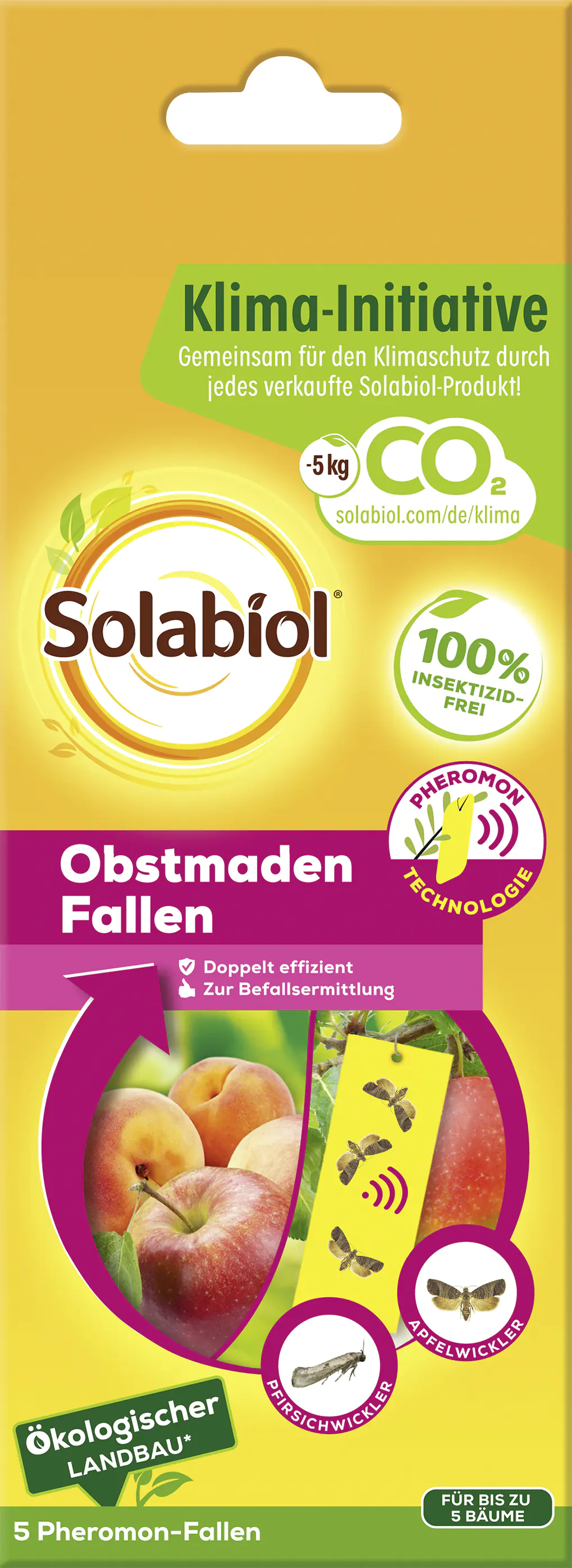 Solabiol Obstmaden Fallen 5 Stück Solabiol Obstmaden Fallen 5 Stück
