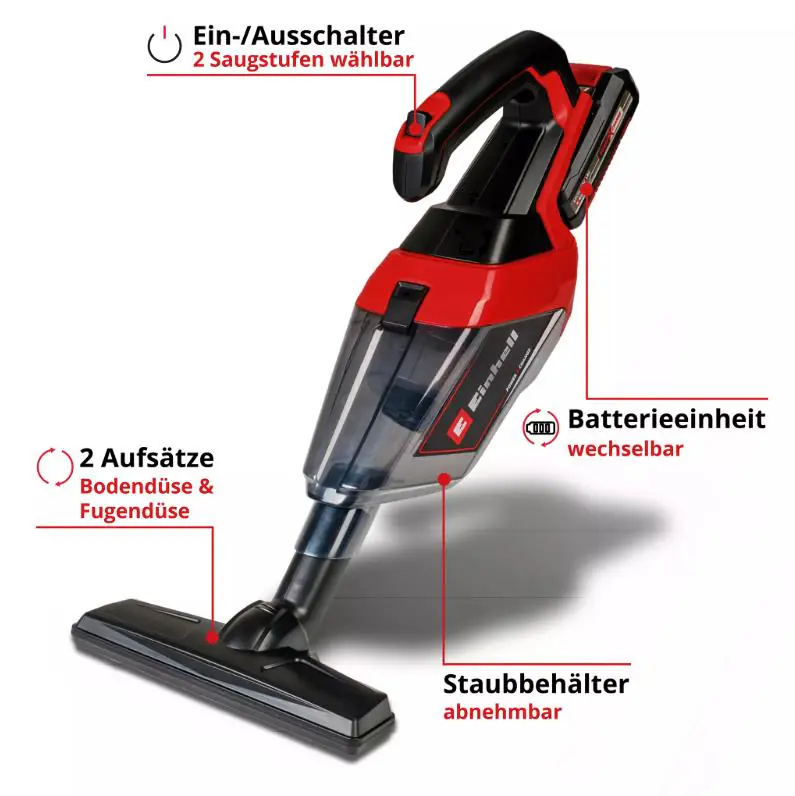 Einhell Kids Kinder-Akkustaubsauger