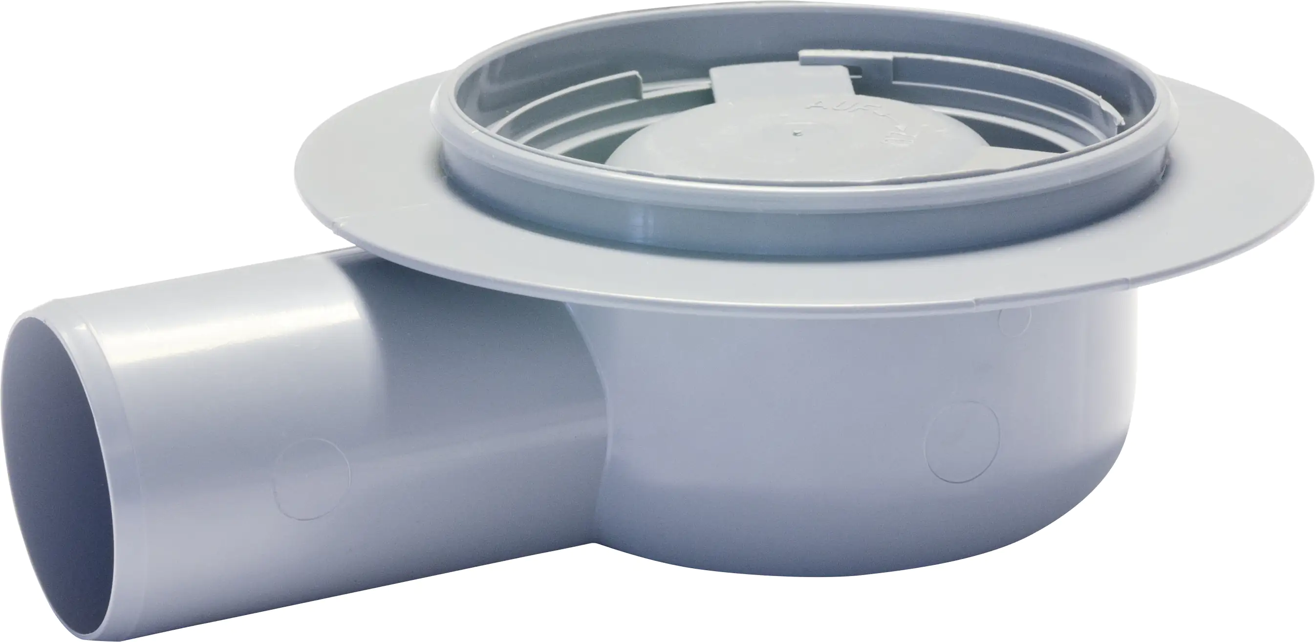 ACO Hofablauf Grundkörper 100 x 100 mm, grau, für Balkon/Terrassenabläufe, DN 500