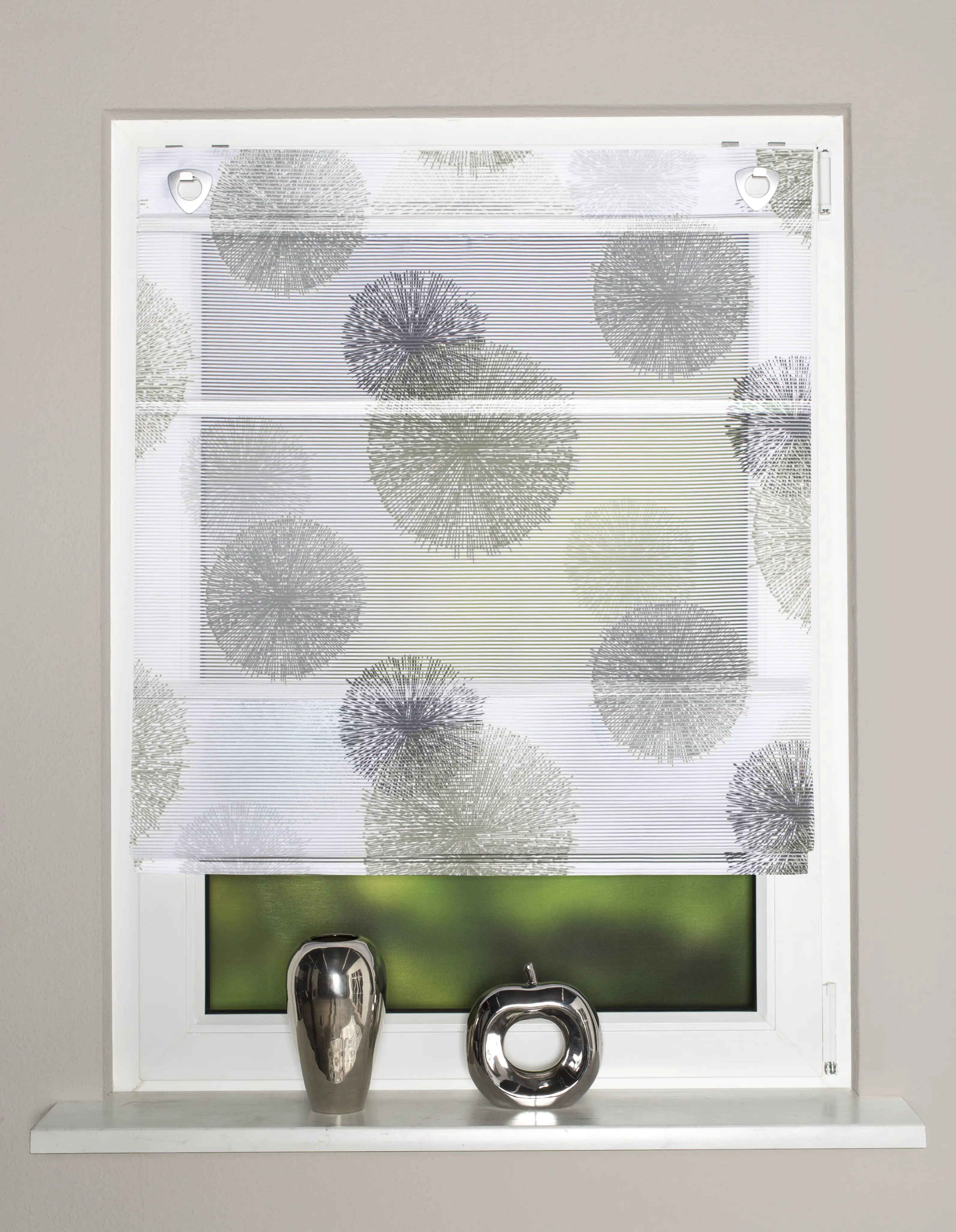 Home Wohnideen Raffrollo Pusteblume stein 130 x 45 cm