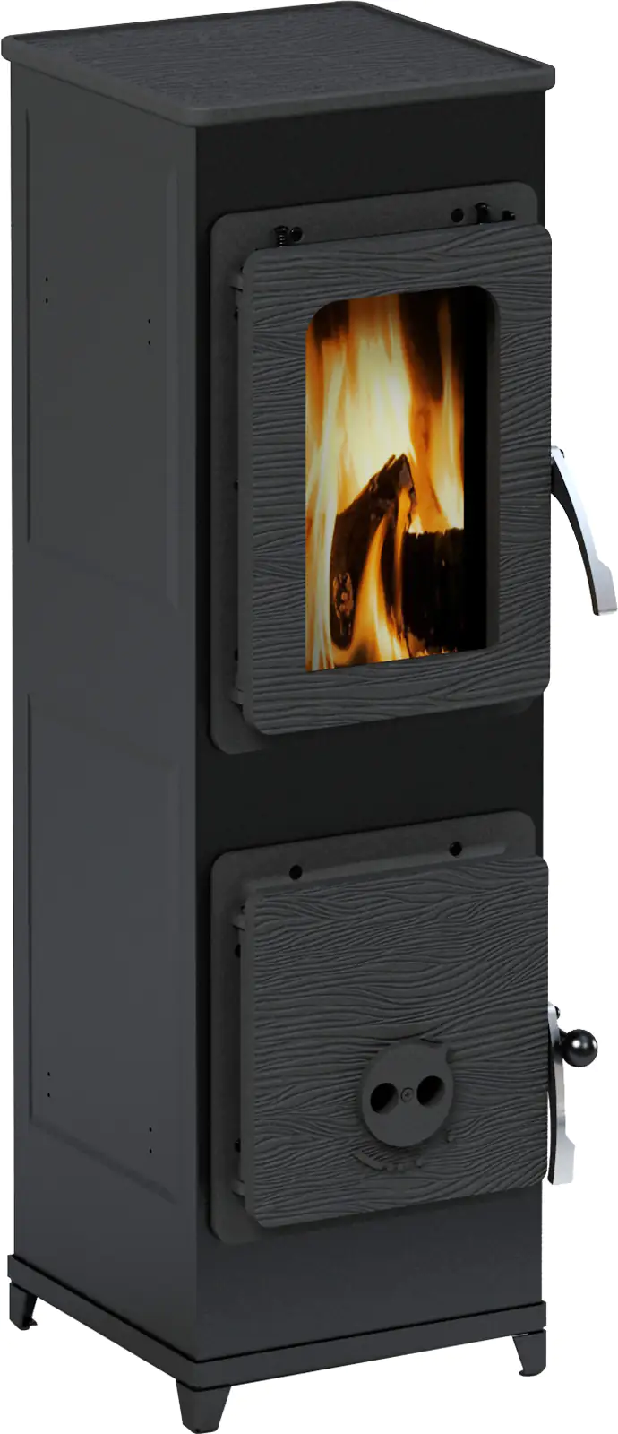 TrendLine Werkstattofen Sasel Stahl 5 kW mit Sichtfenster