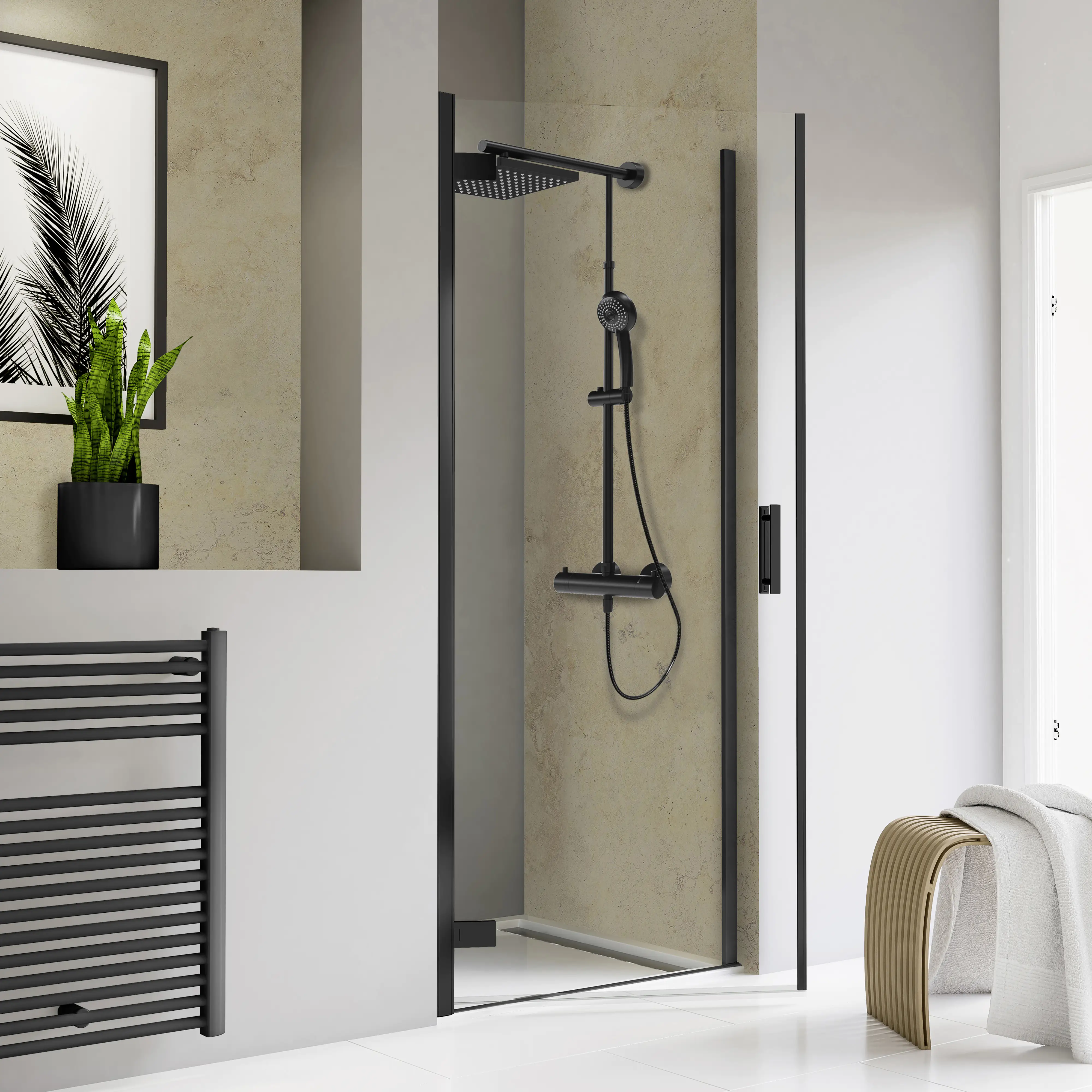 Schulte Nische Drehtür 90 x 200 cm Toura