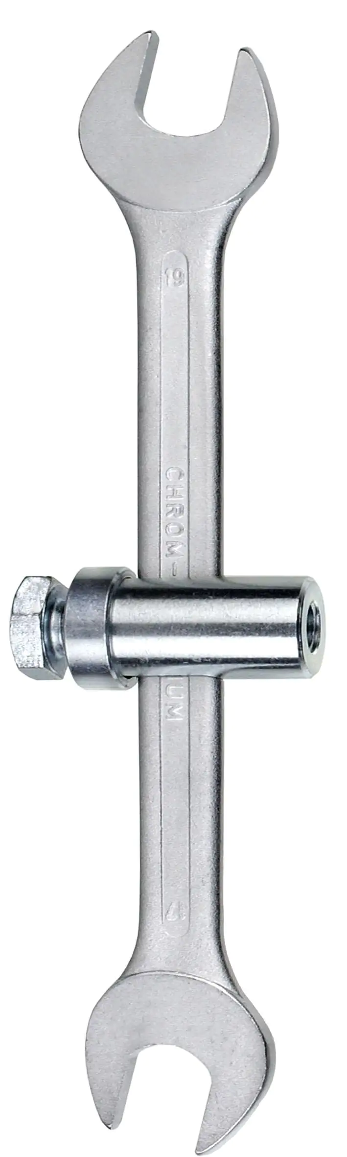 Sanitär-Gabelschlüssel 17 und 19 mm Aufnahme / verstellbar