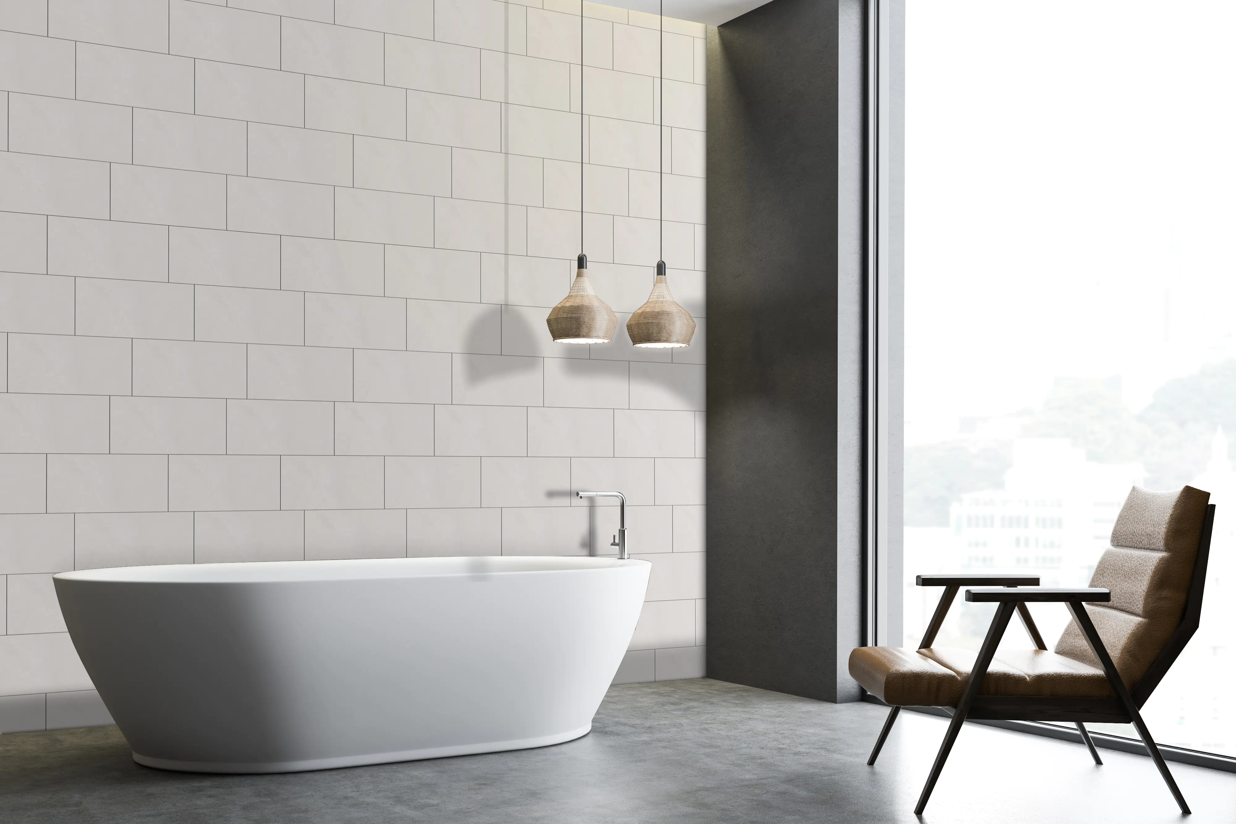 Wandfliese Paradis 30 x 60 cm silber 