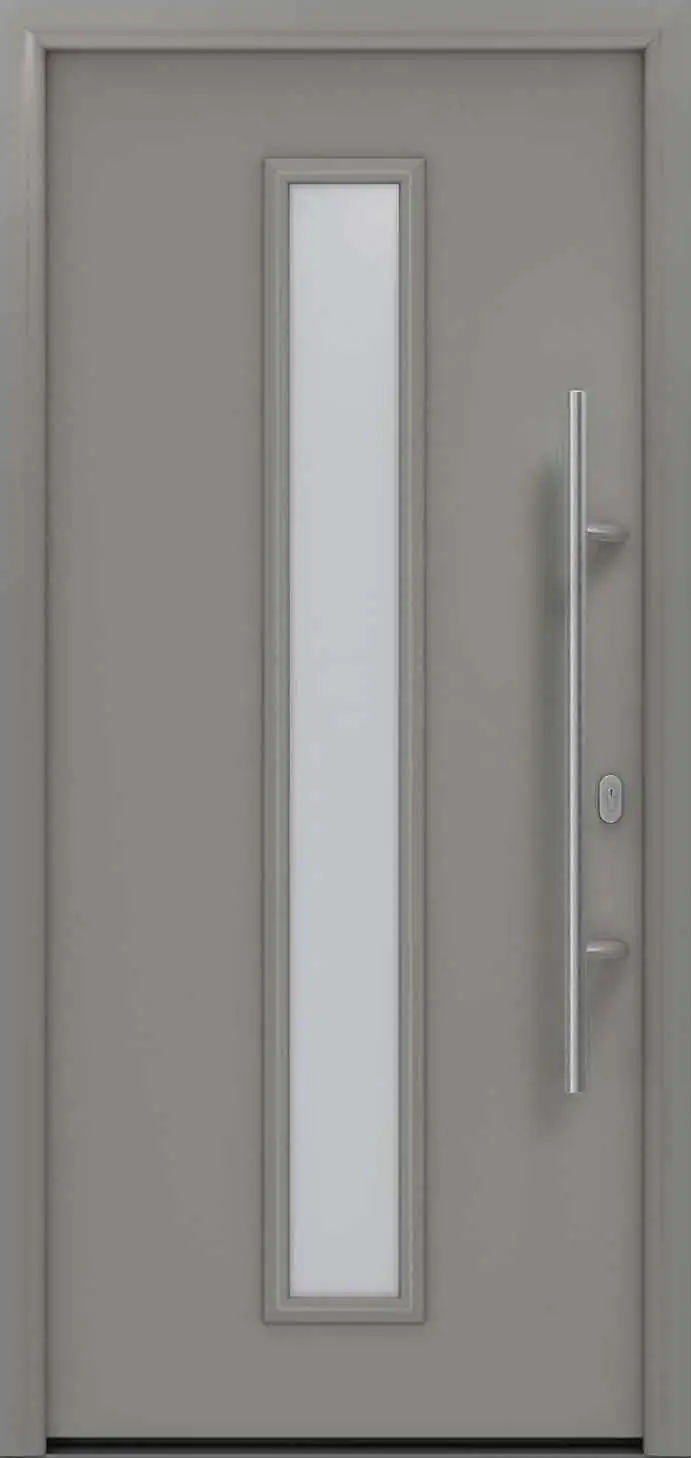 EcoStar Haustür ISOPRO IP 020S graualuminium 110 x 210 cm EcoStar Haustür ISOPRO IP 020S graualuminium 110 x 210 cm