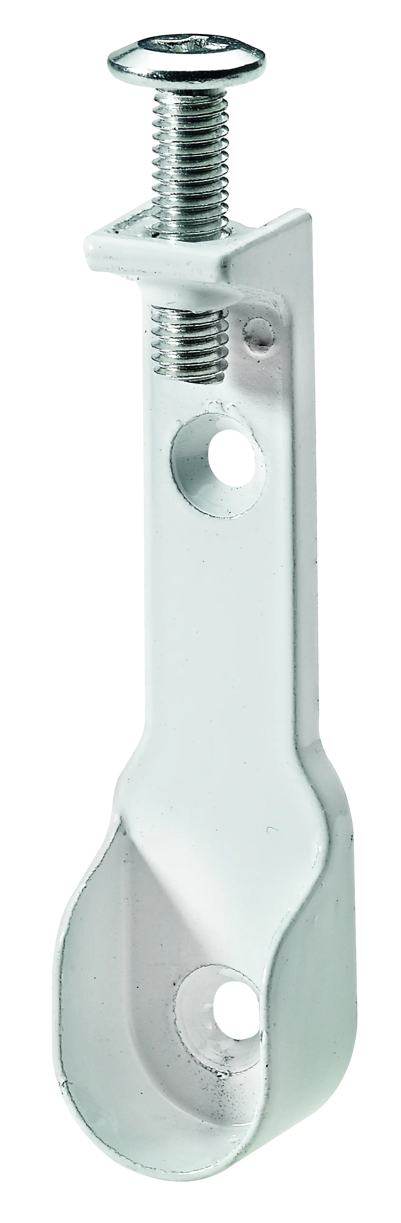 Hettich Schrankrohrlager für ovale Schrankrohre Ø 30/15 mm, weiß