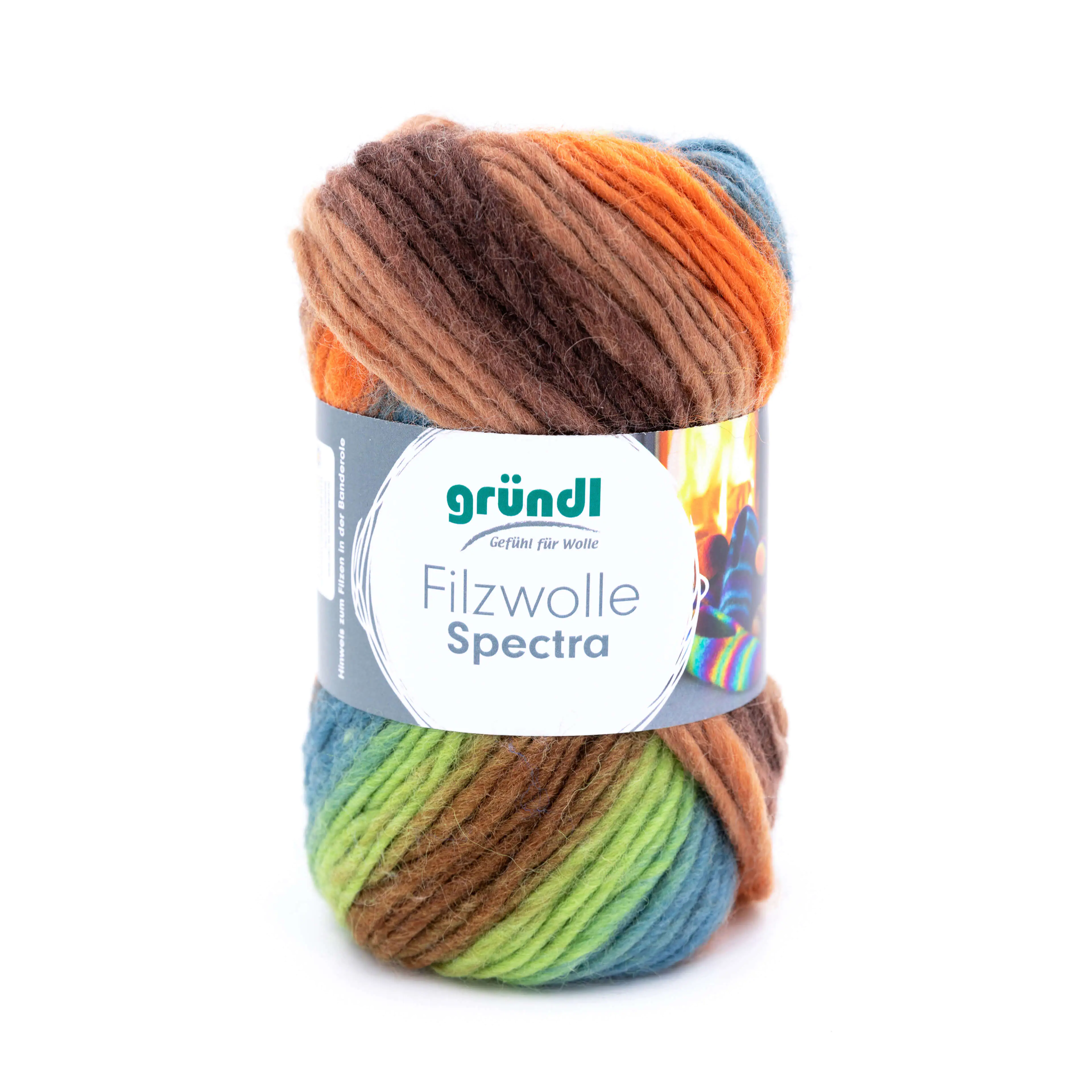 Gründl Filzwolle Spectra 100 g amazonas multicolor