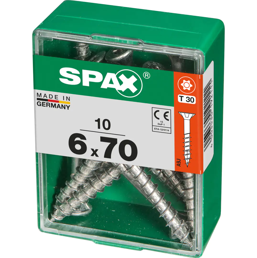 Spax Universalschrauben 6.0 x 70 mm TX 30 - 10 Stk.