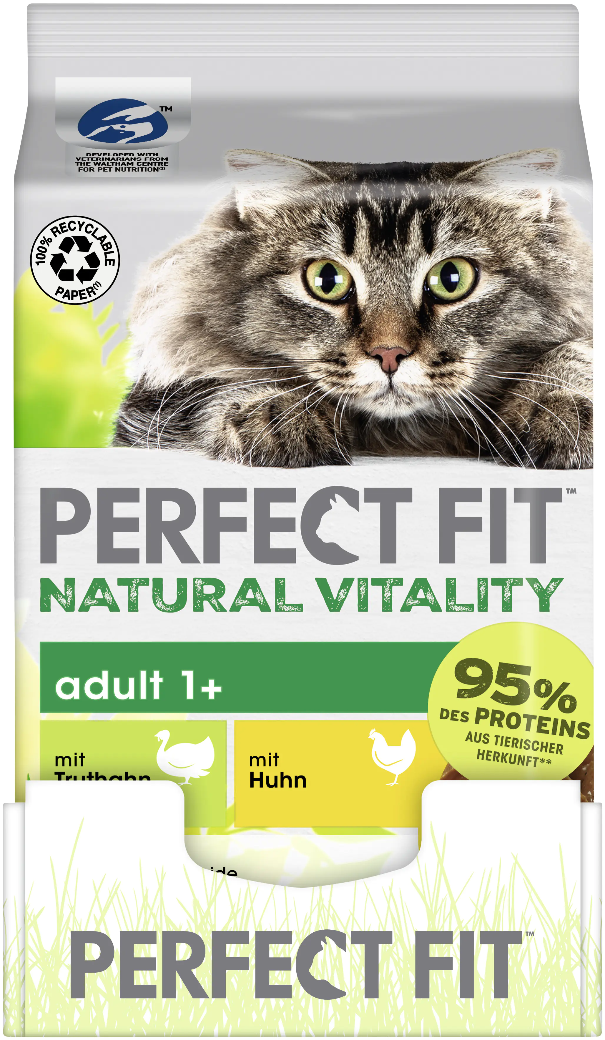 Perfect Fit Natural Vitality 1+ Truthahn & Huhn Katzenfutter 6 x 50g