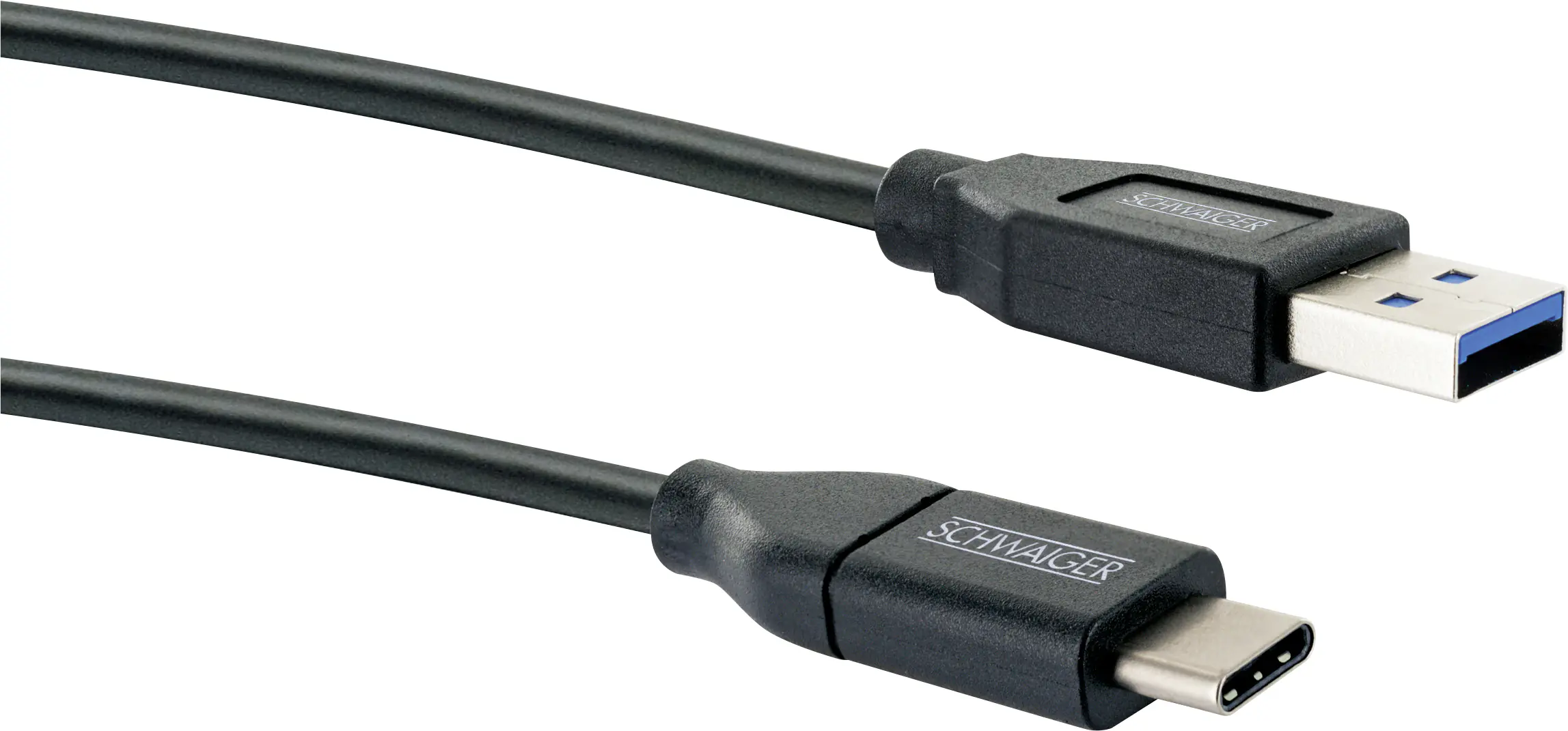 Schwaiger Sync und Ladekabel USB 3.1 auf USB 3.0 A, dunkelgrau