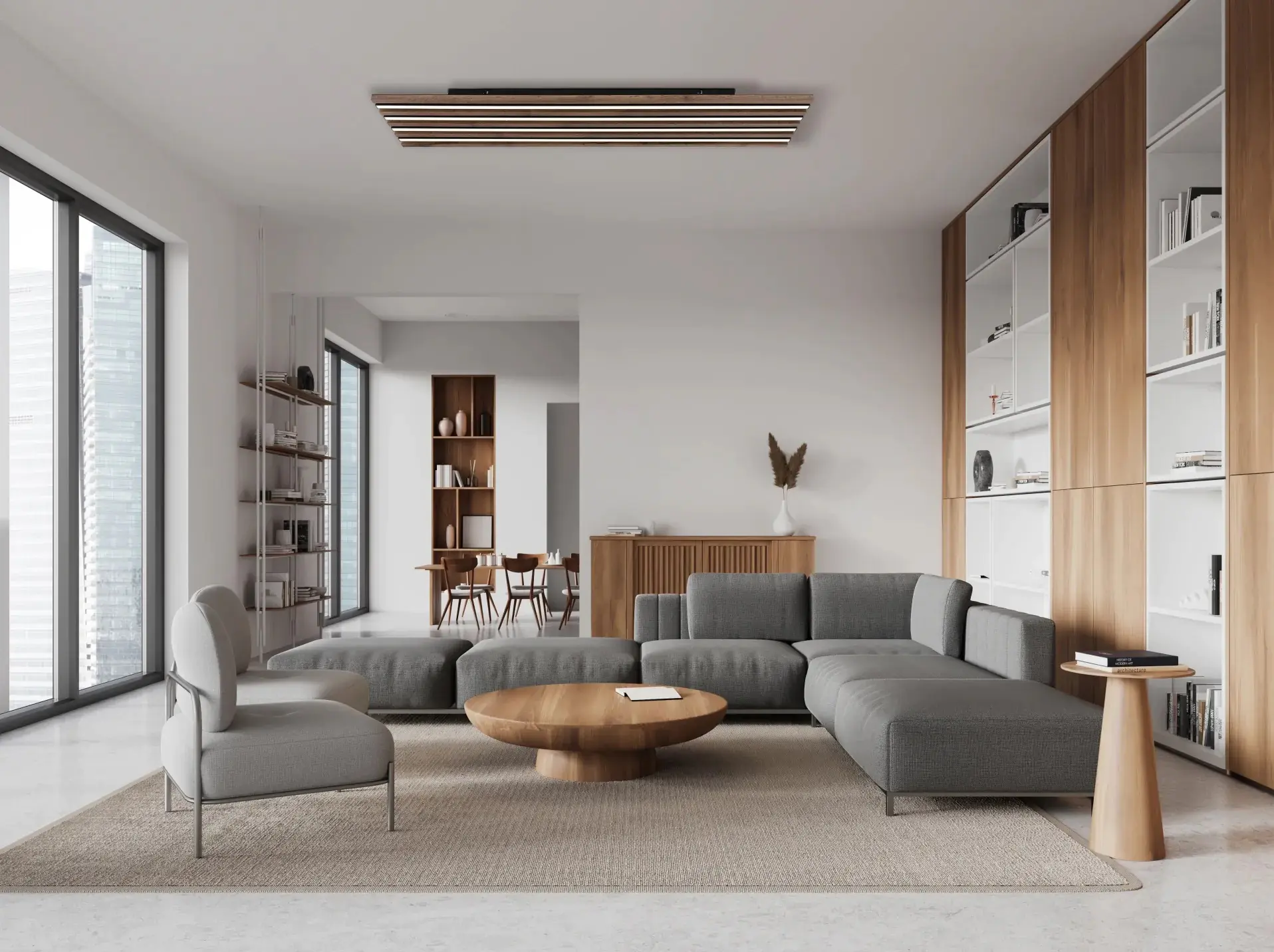 Globo LED-Deckenleuchte HAYDEN 120 cm 