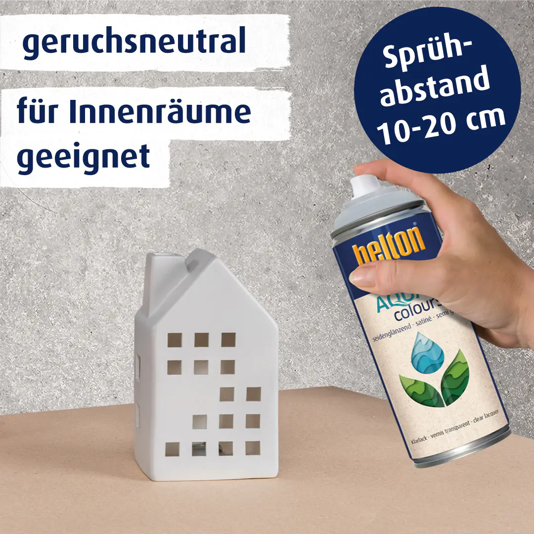 belton free Lackspray AQUAcolours 400 ml Klarlack seidenglanz