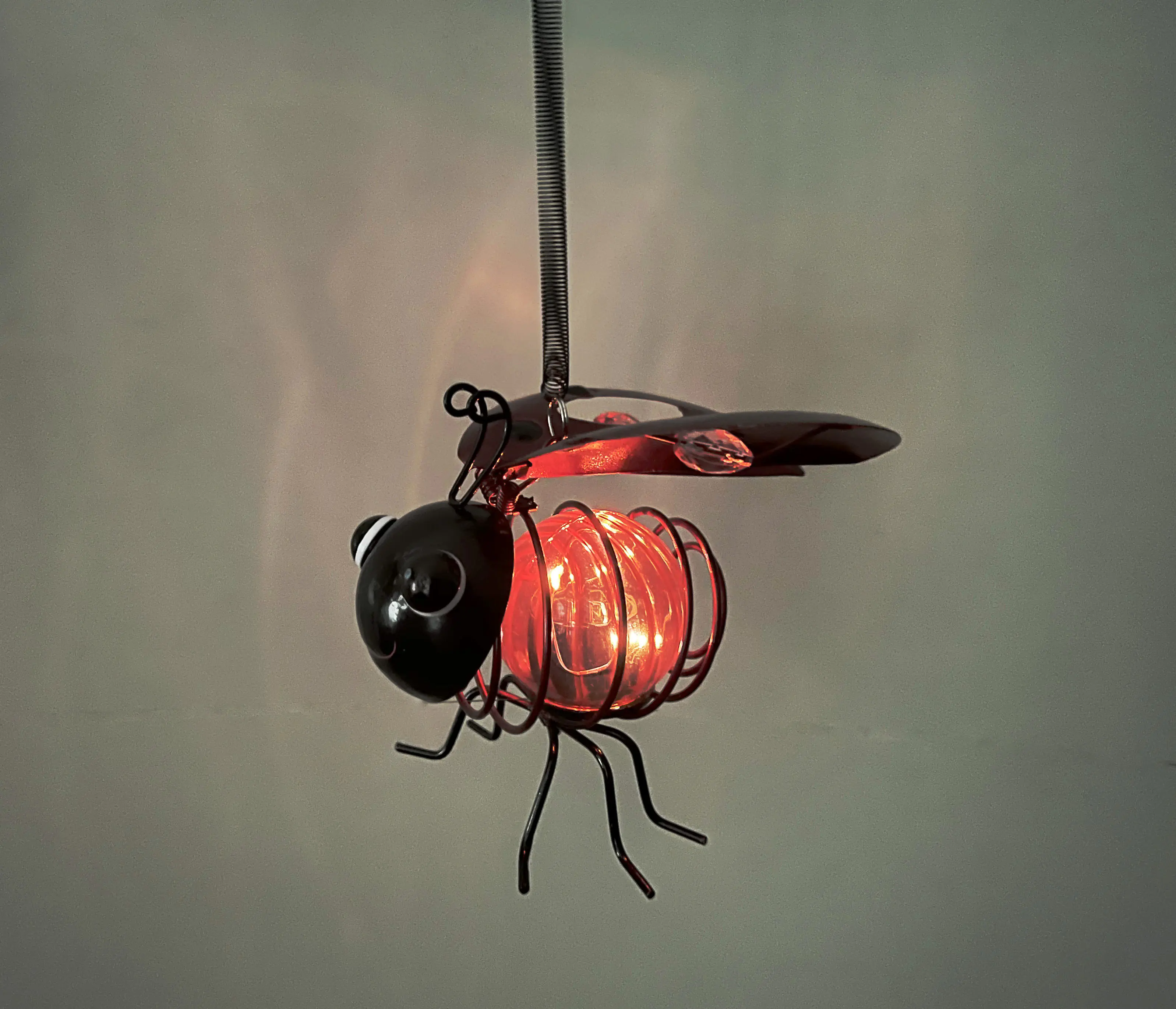 Dapo LED Solarleuchte Dekofigur Ameise warmweiß