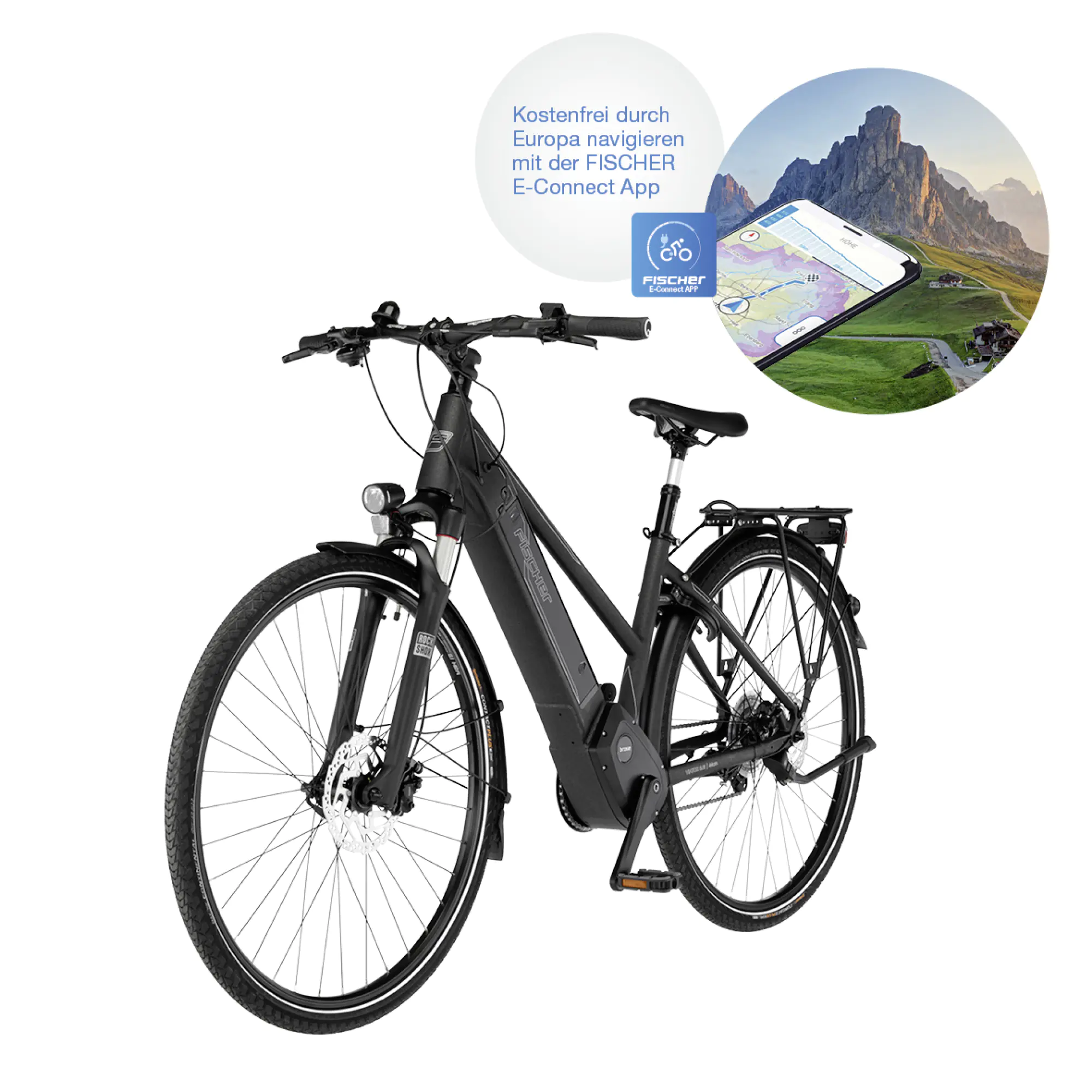 Fischer E-Bike Trekking Viator 6.0i Damen 28 Zoll 10-Gang 504 Wh graphit metallic matt 62481 Fischer E-Bike Trekking Viator 6.0i Damen 28 Zoll 10-Gang 504 Wh graphit metallic matt 62481